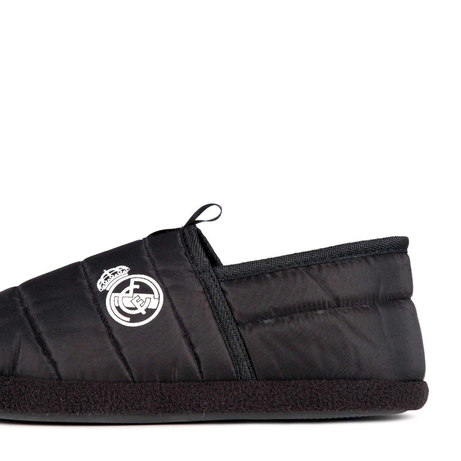 Men’s Closed Black Slippers – Real Madrid - Image 3