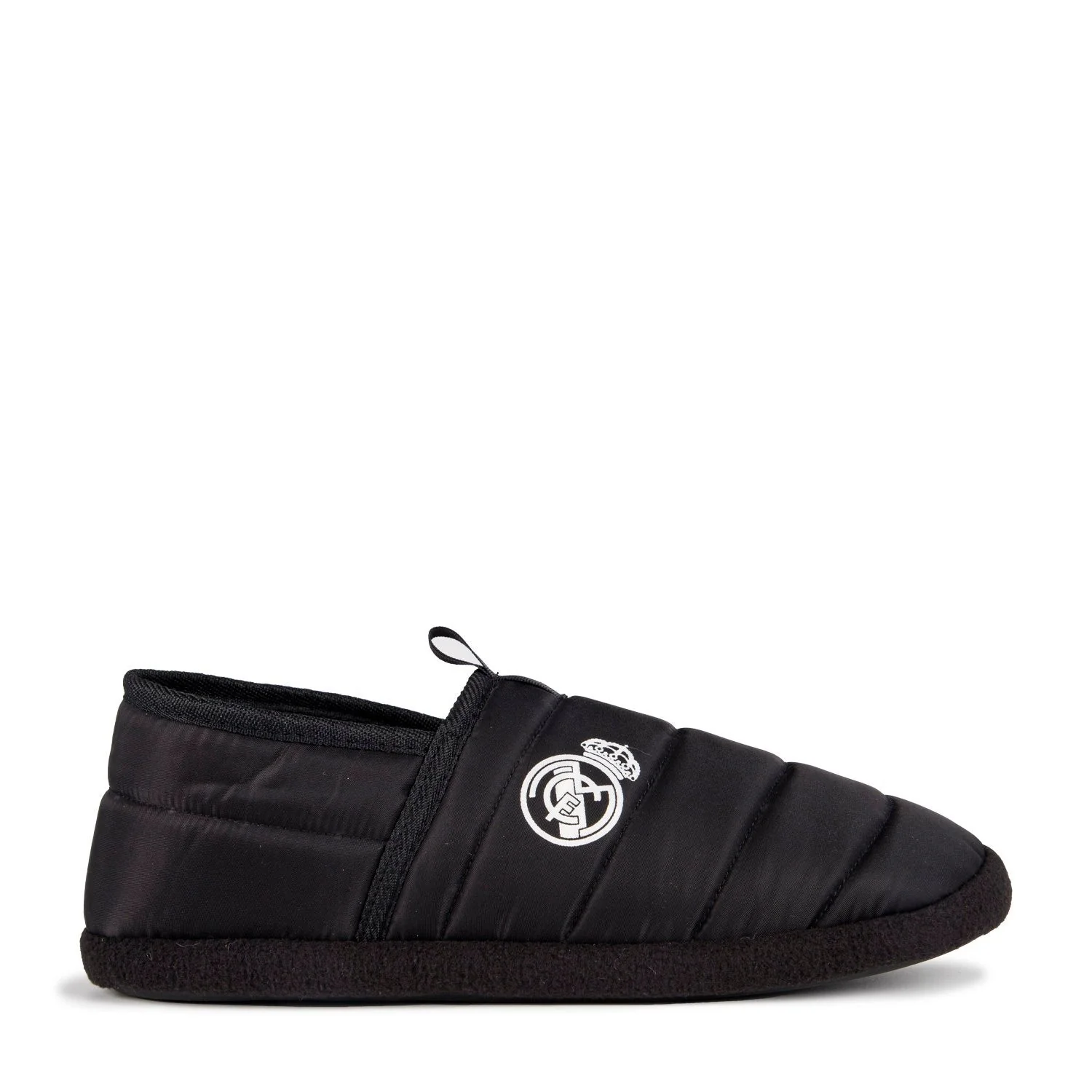 Men’s Closed Black Slippers – Real Madrid - Image 4
