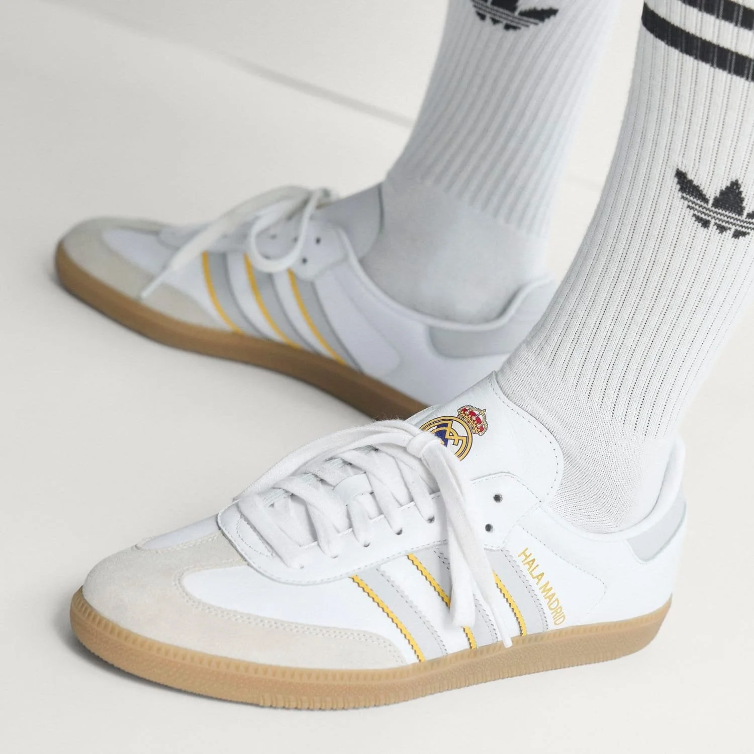 adidas Samba Real Madrid Shoes 25/26 White - Image 12