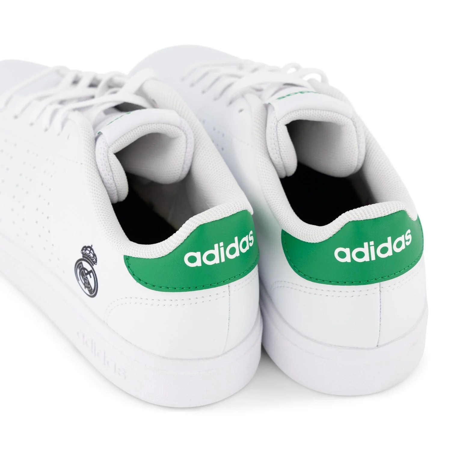 adidas Kids Advantage 2.0 Shoes White/Green - Image 4