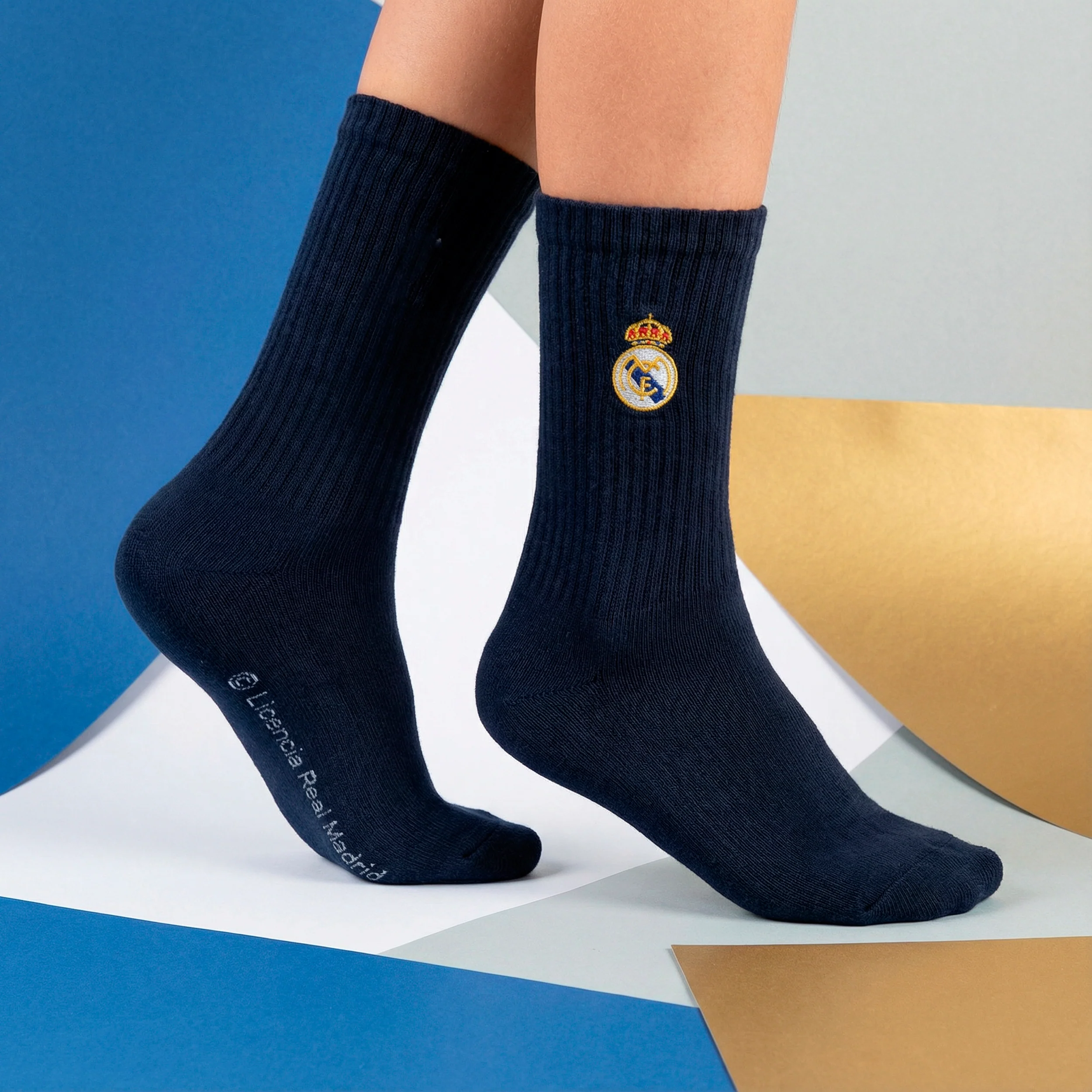 Pack of 2 Long Navy Socks - Image 6
