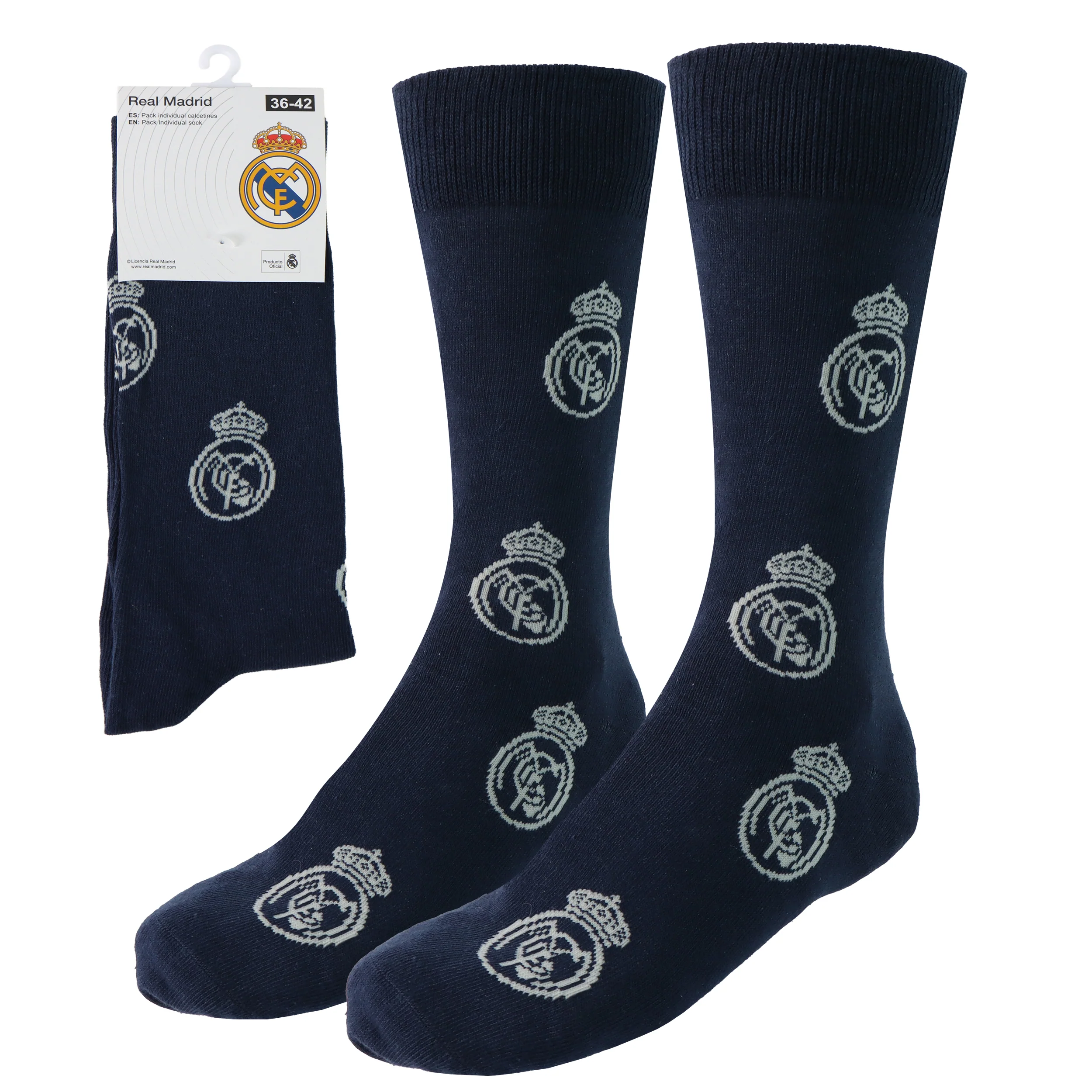 Long Navy Socks - Image 5