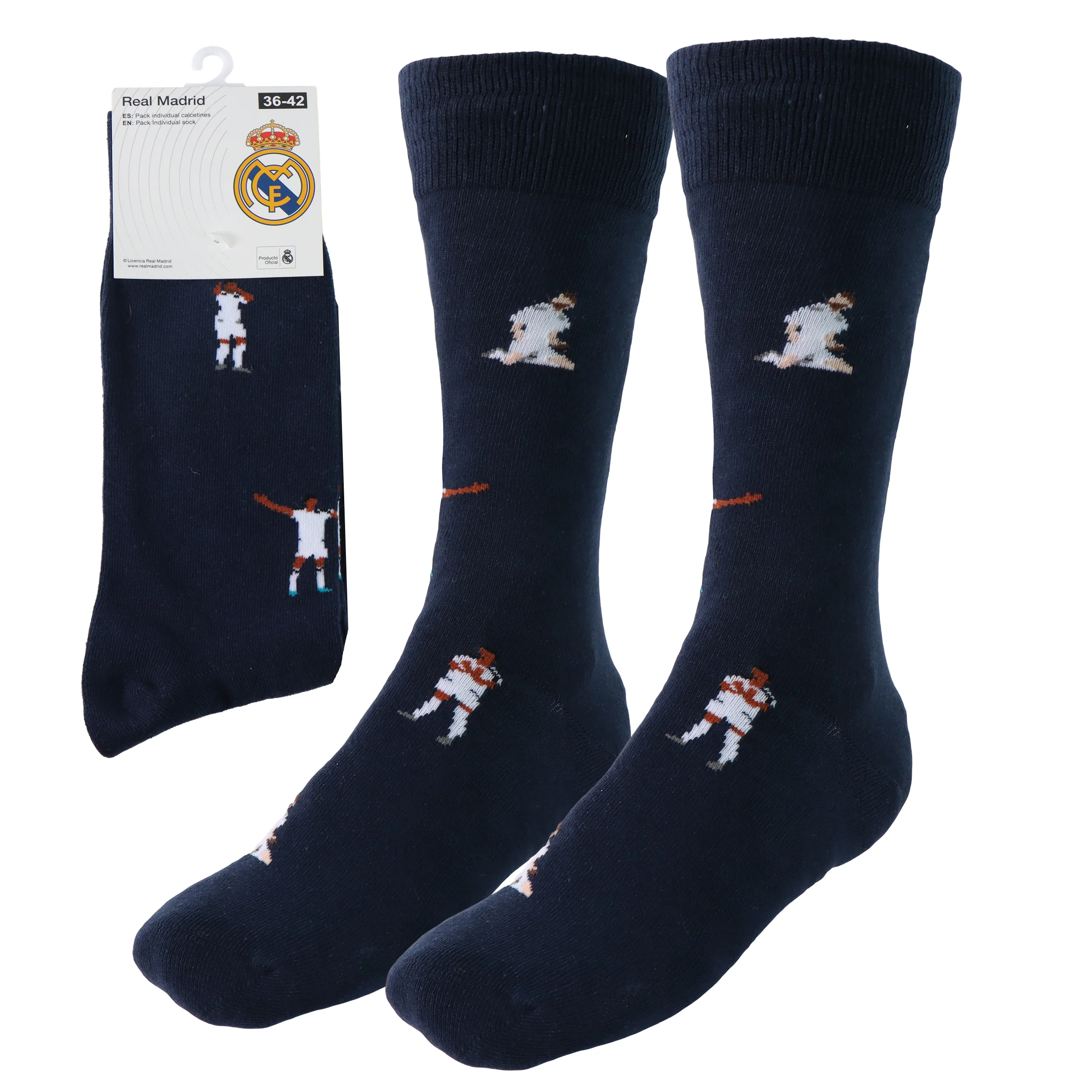 Long Player Navy Socks - Image 6