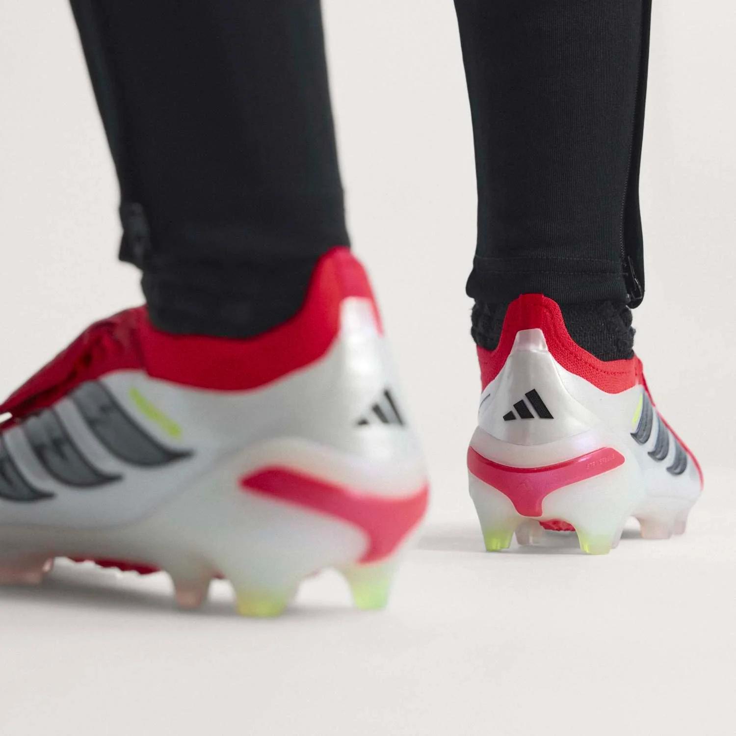 Mens adidas Predator Elite Tongue Football Boots Red - Image 7