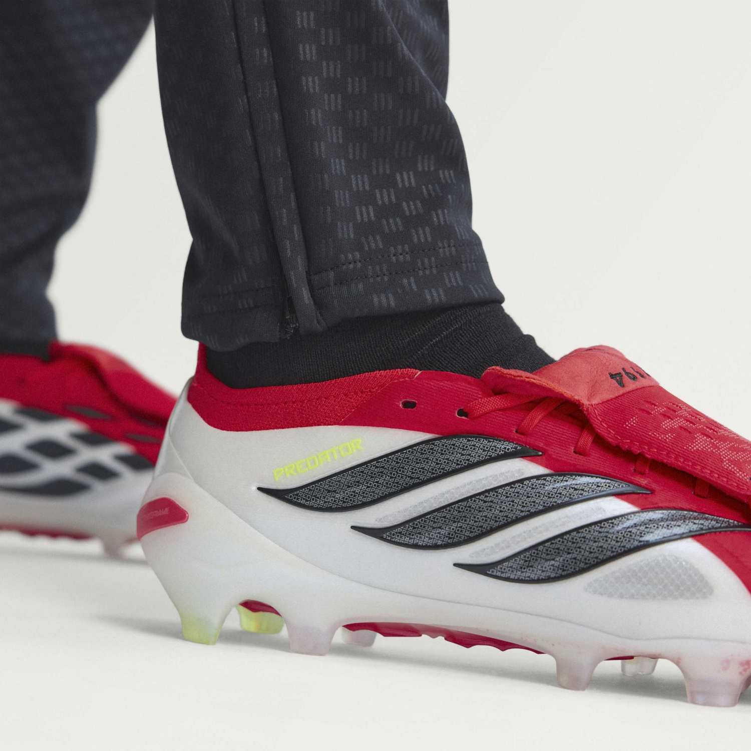 Mens adidas Predator Elite Tongue Football Boots Red - Image 8