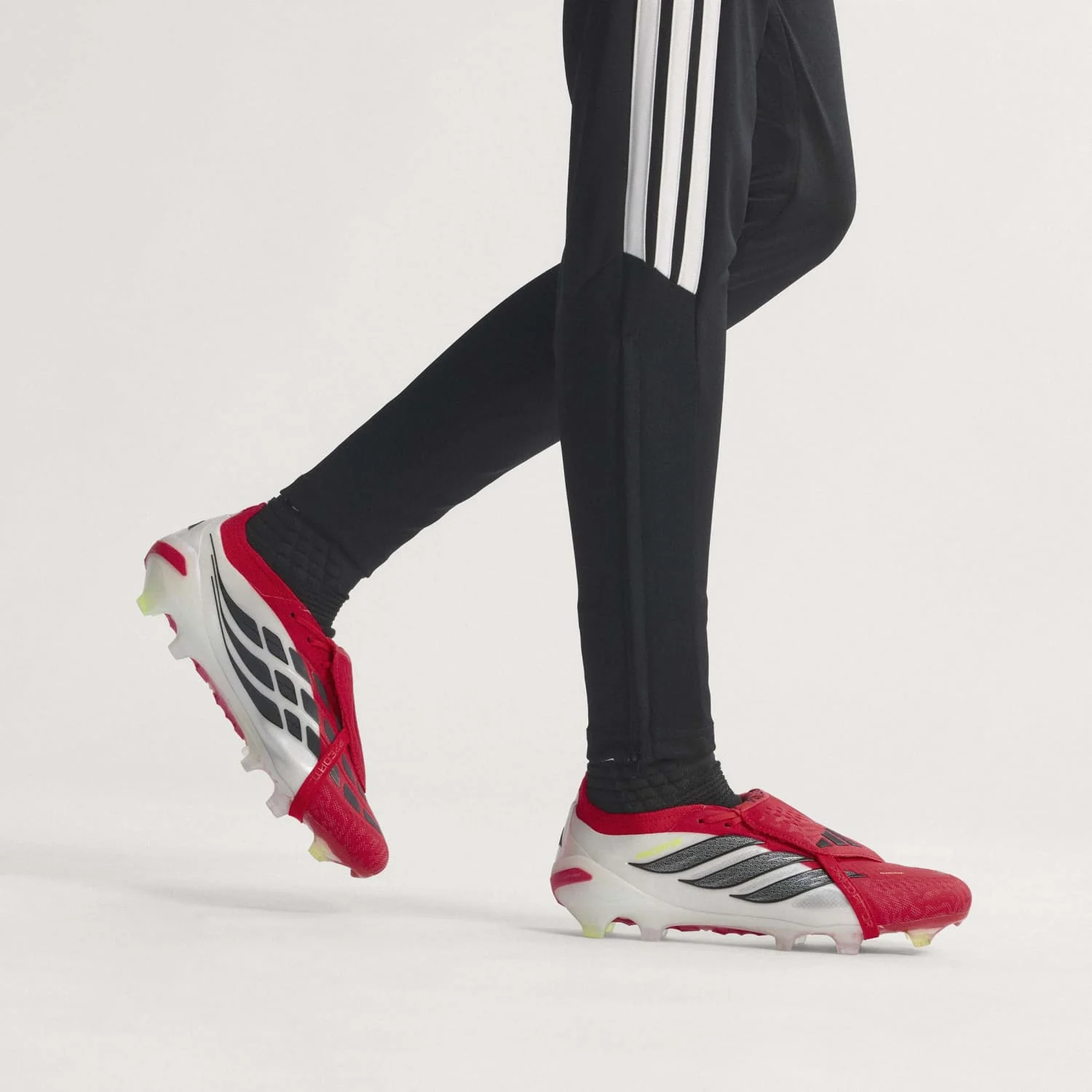 Mens adidas Predator Elite Tongue Football Boots Red - Image 9