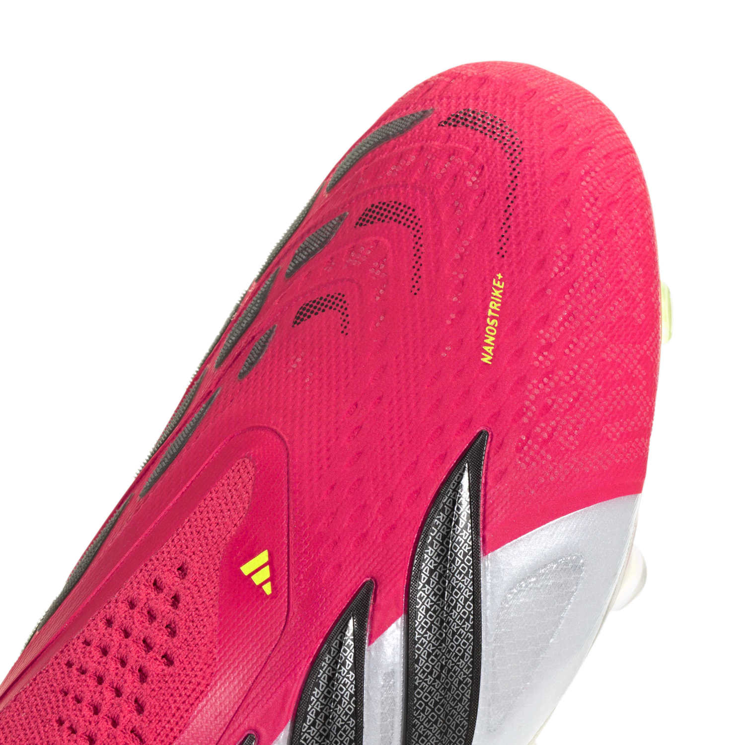 Mens adidas Predator Elite Laceless Football Boots Red - Image 11