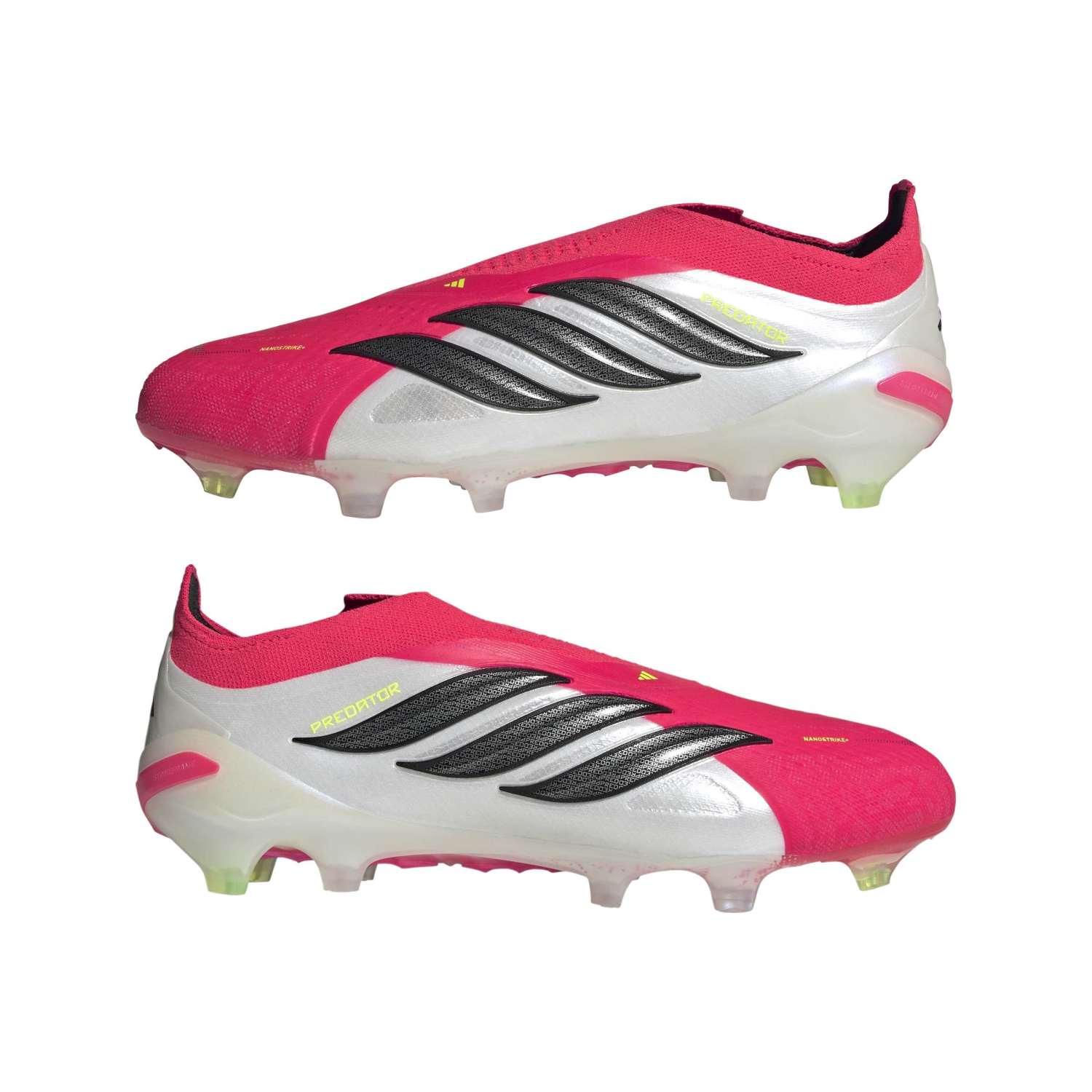 Mens adidas Predator Elite Laceless Football Boots Red - Image 13