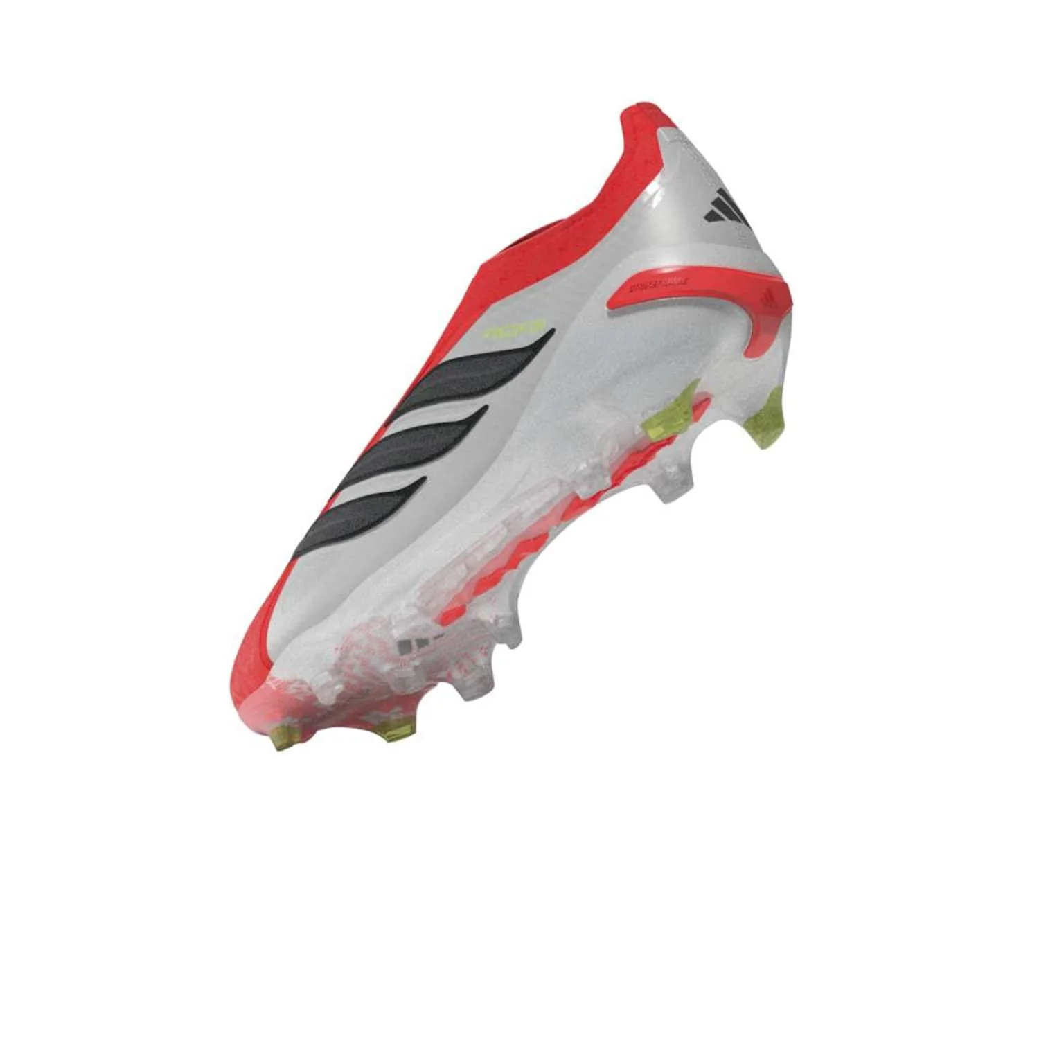 Mens adidas Predator Elite Laceless Football Boots Red - Image 15