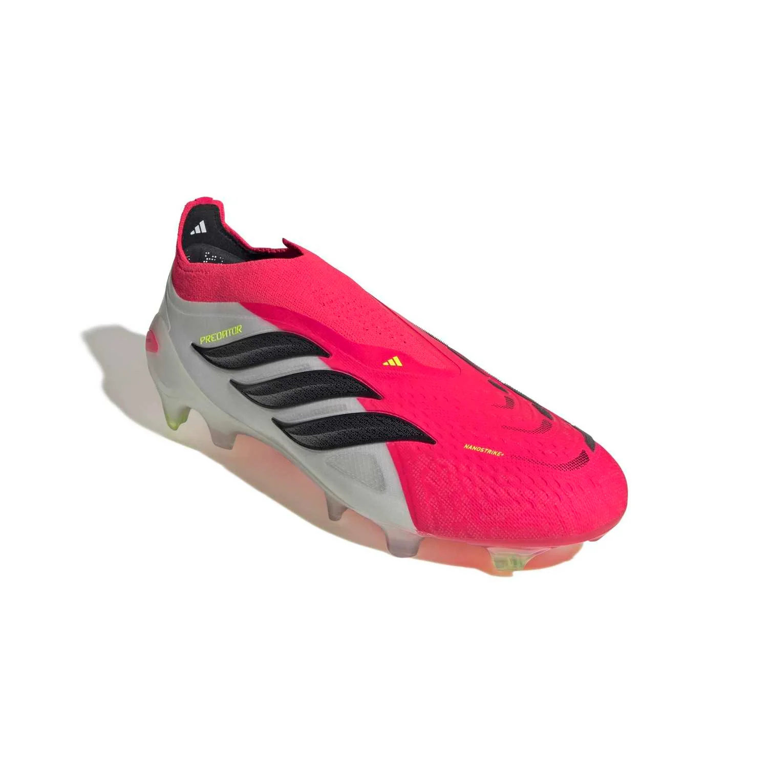 Mens adidas Predator Elite Laceless Football Boots Red - Image 23