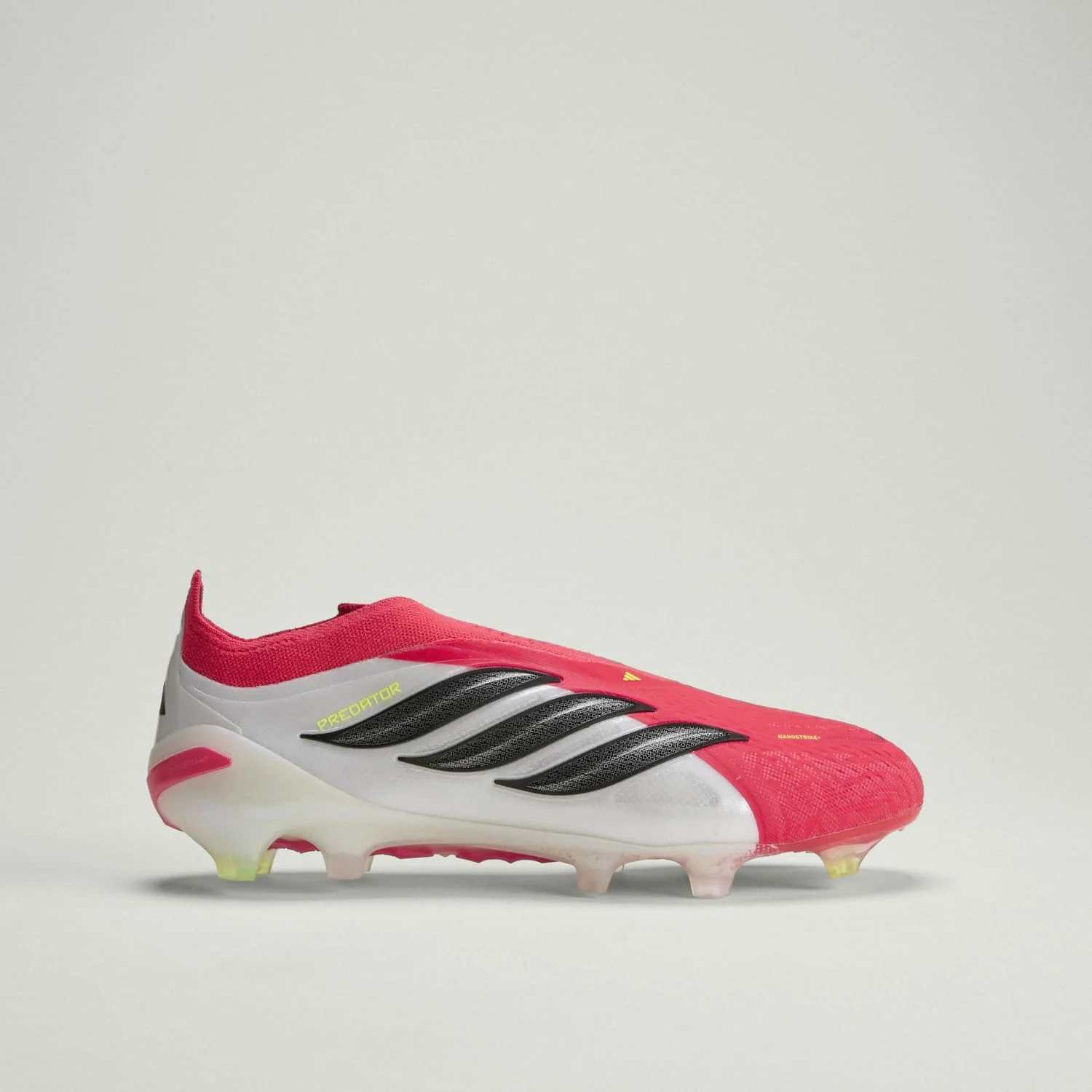 Mens adidas Predator Elite Laceless Football Boots Red - Image 6