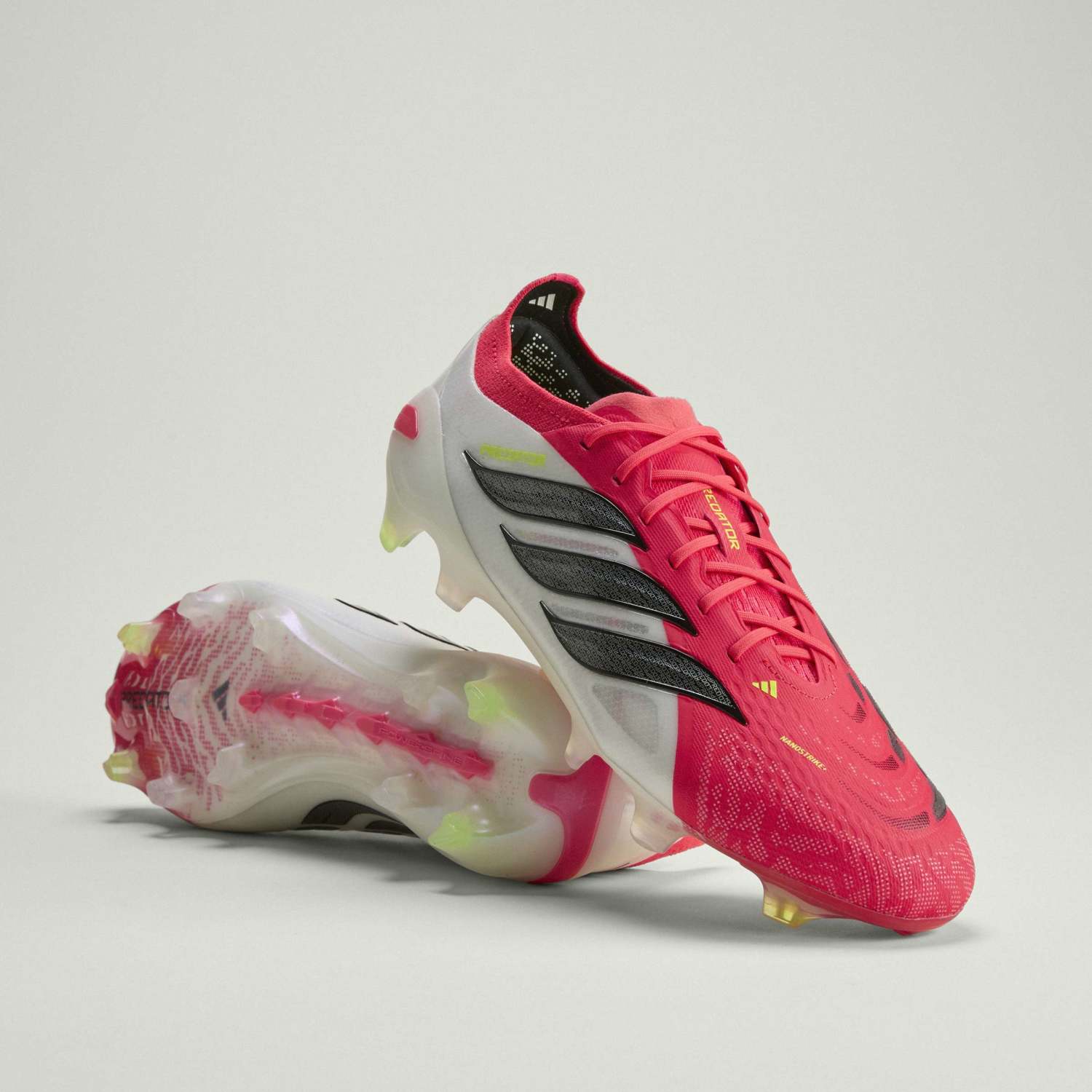 Mens adidas Predator Elite Football Boots Red - Image 3