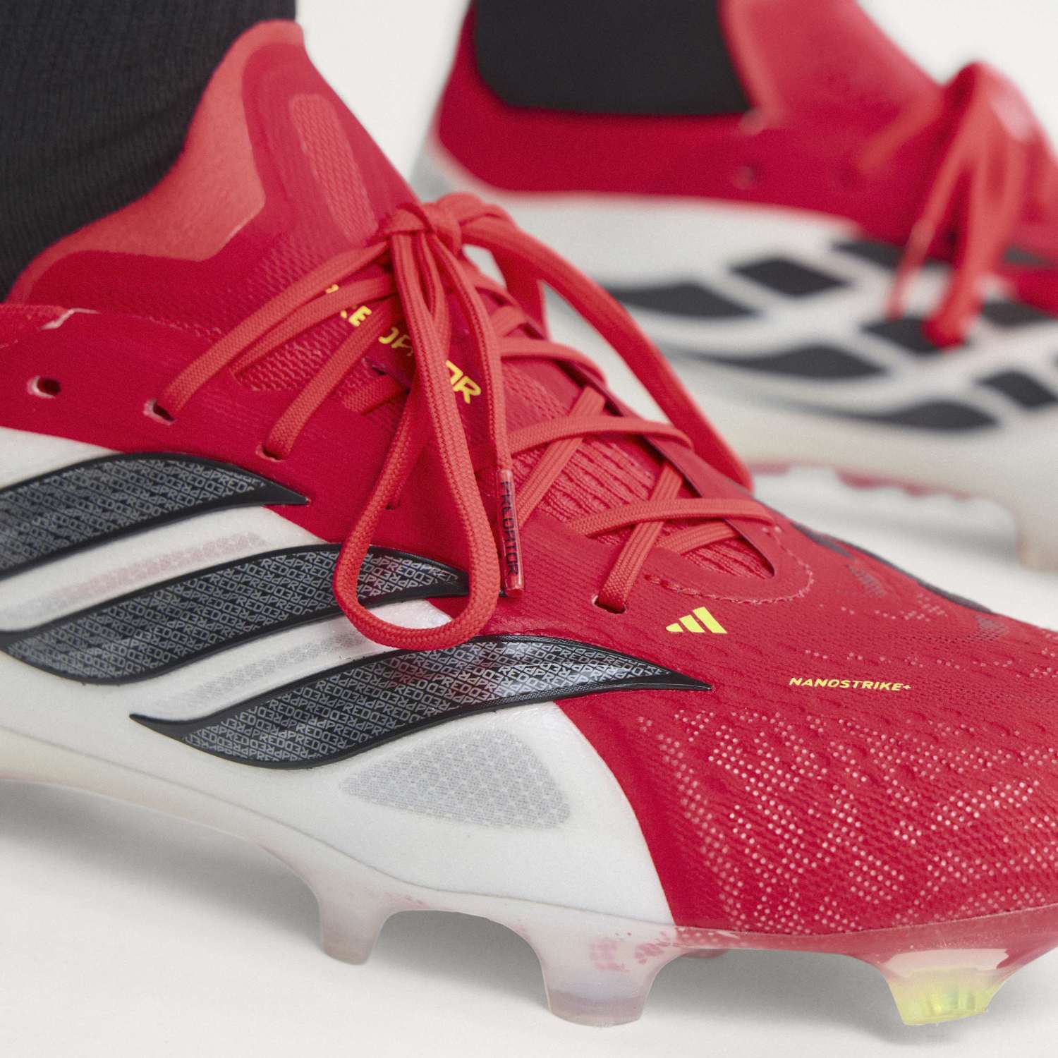 Mens adidas Predator Elite Football Boots Red - Image 6