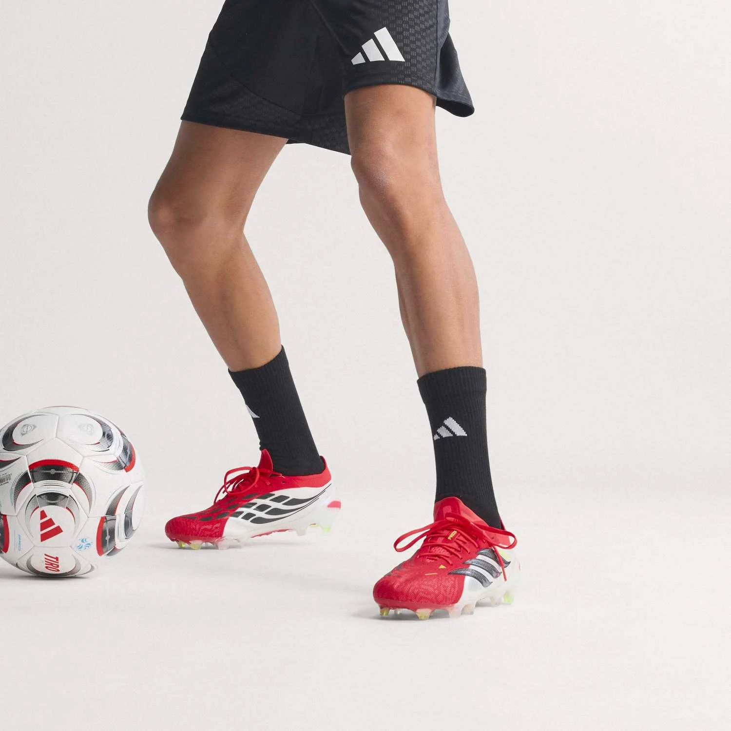 Mens adidas Predator Elite Football Boots Red - Image 8