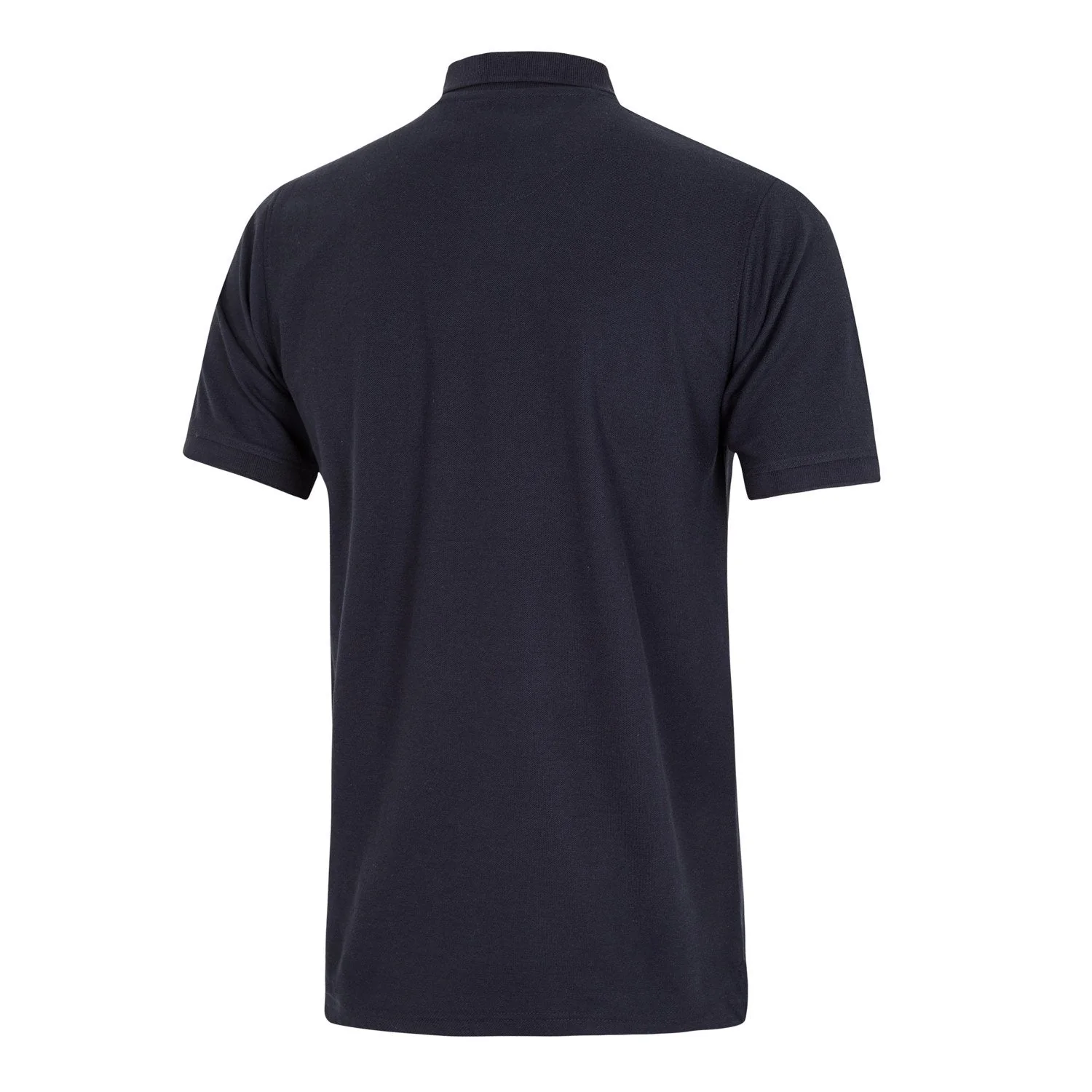 Mens Essentials Color Crest Polo Navy - Image 5
