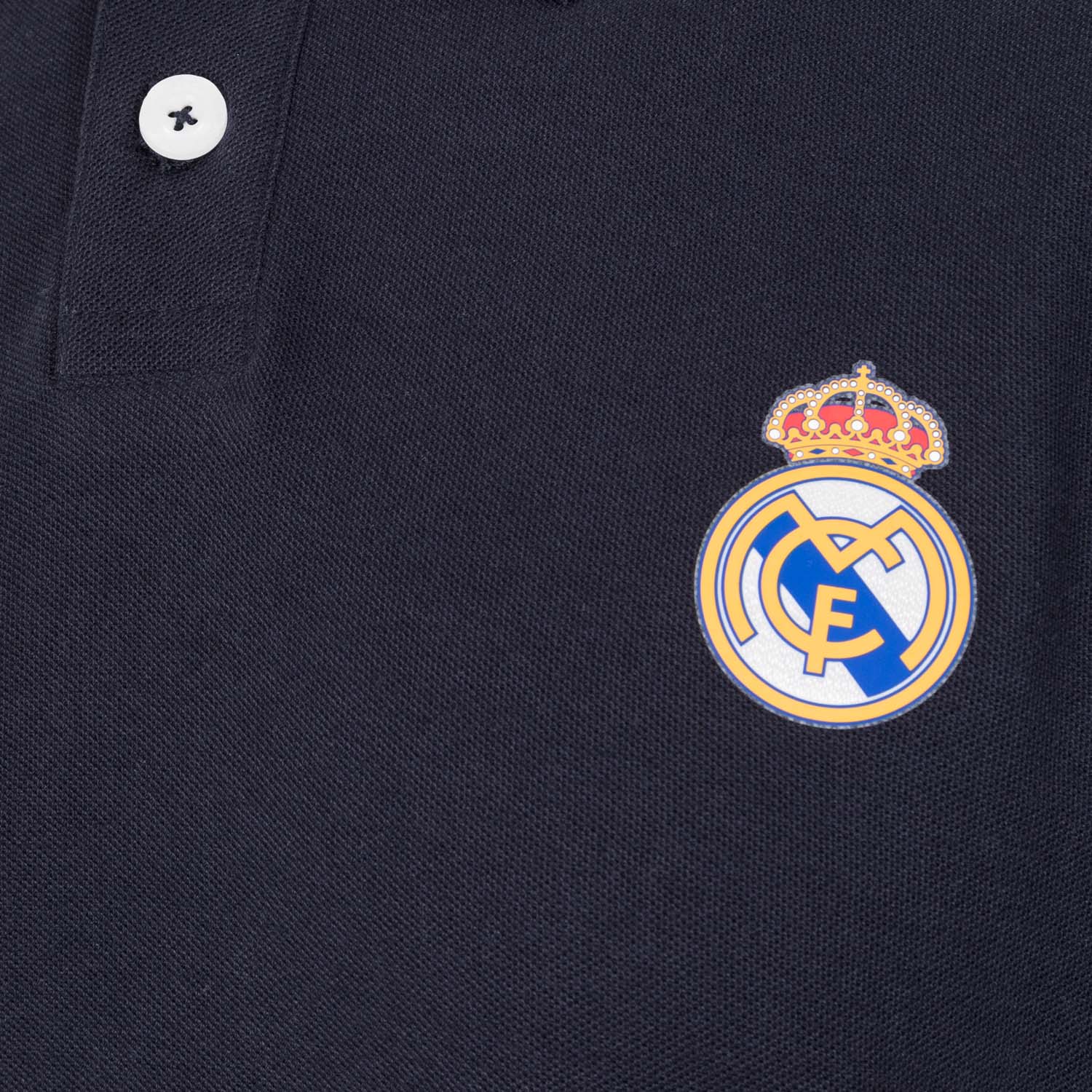 Mens Essentials Color Crest Polo Navy - Image 6