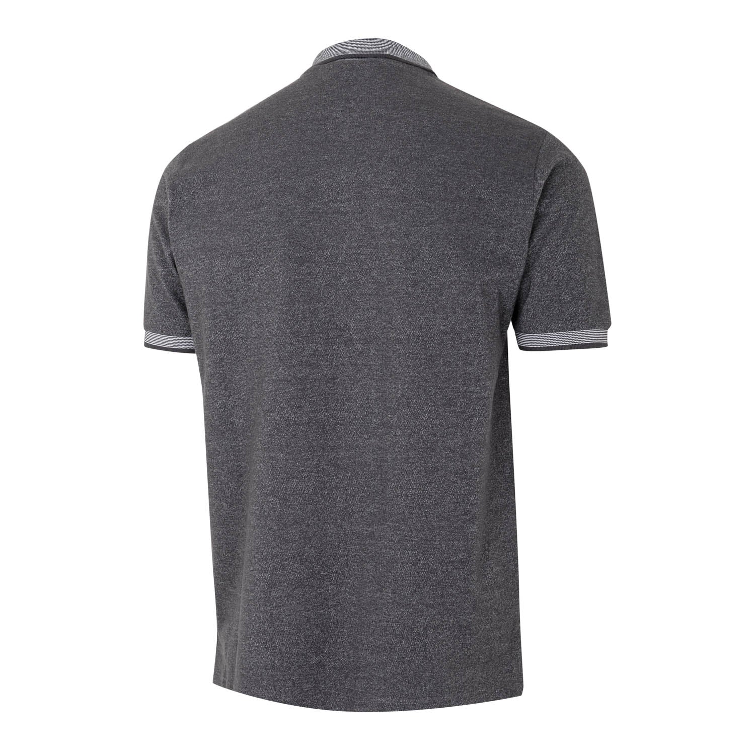 Mens Small Crest Polo Blended Grey - Image 4