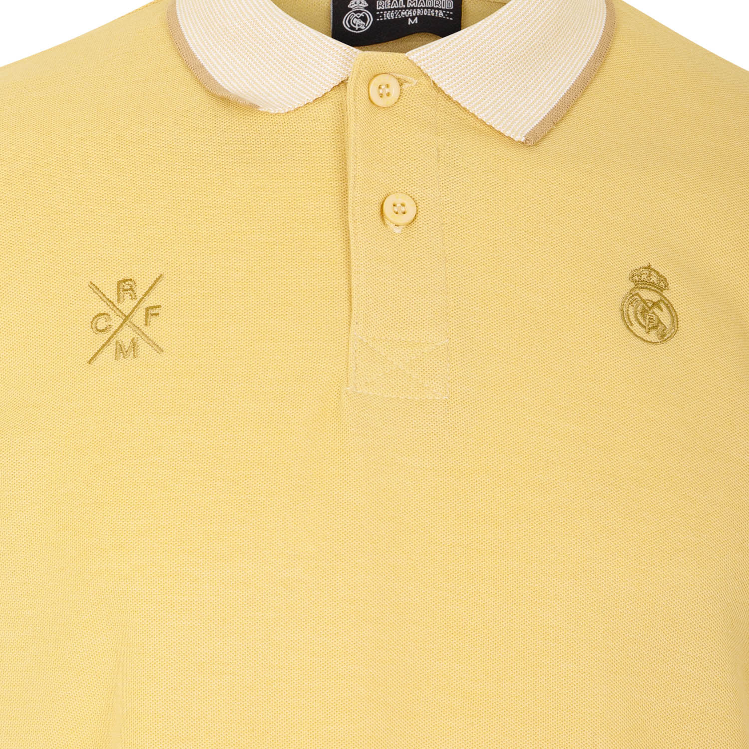 Mens Small Crest Polo Blended Beige - Image 3