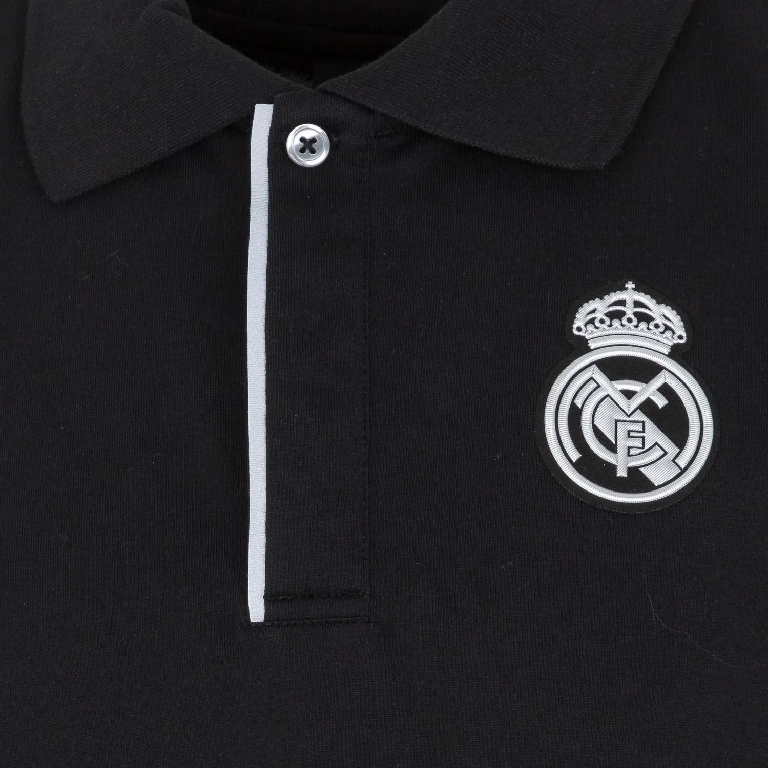 Mens Signature Polo Shirt Black - Image 2