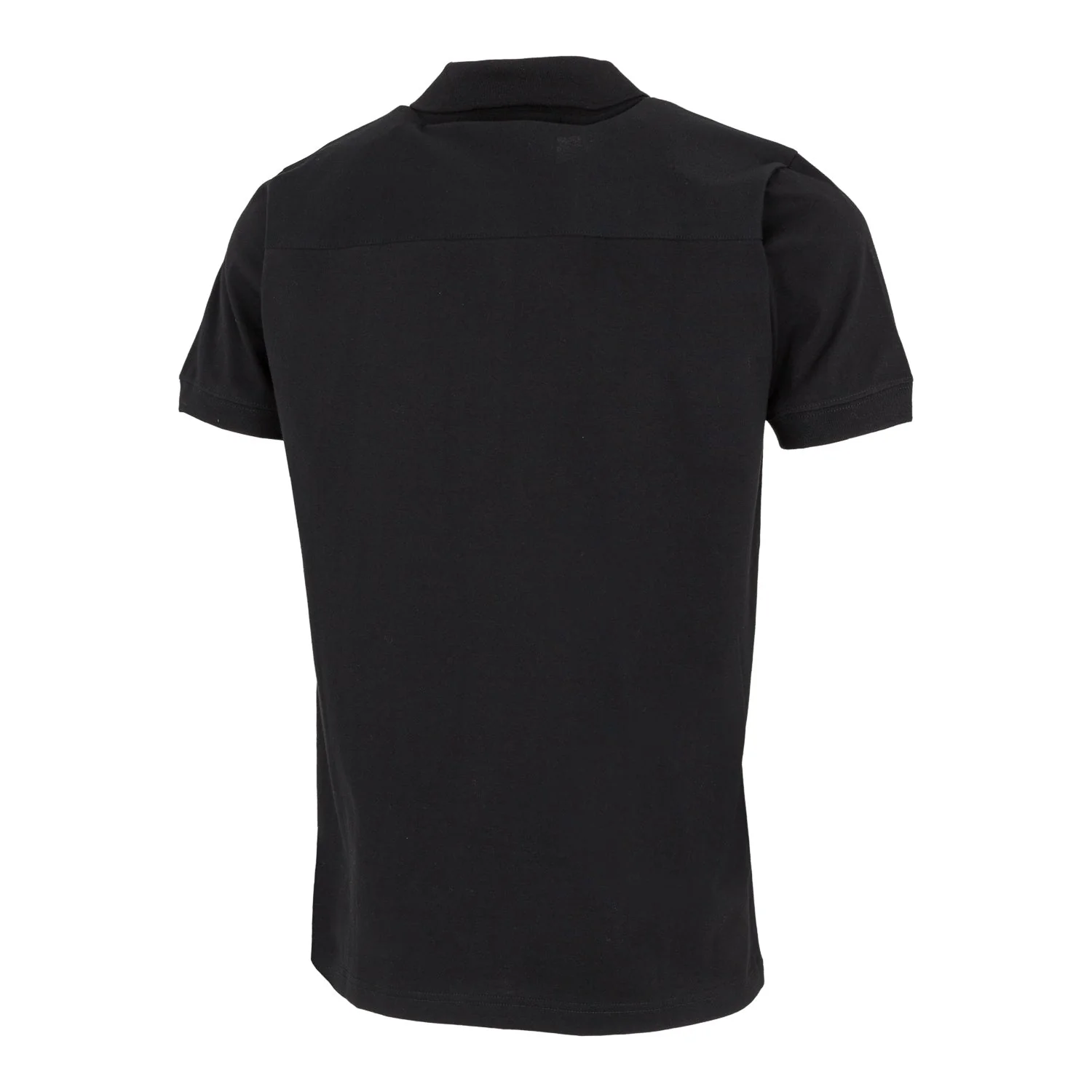 Mens Signature Polo Shirt Black - Image 3