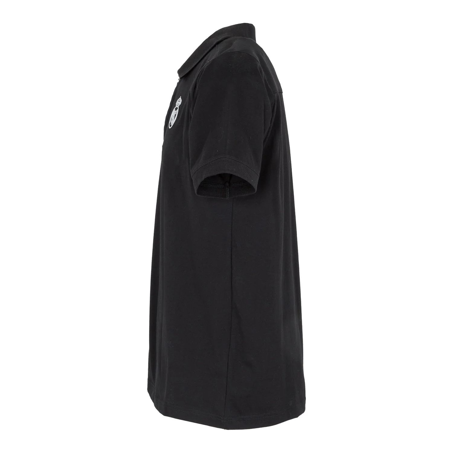 Mens Signature Polo Shirt Black - Image 4
