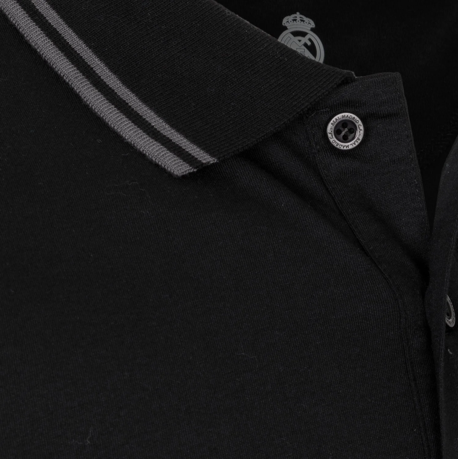 Mens Signature Polo Black - Image 3