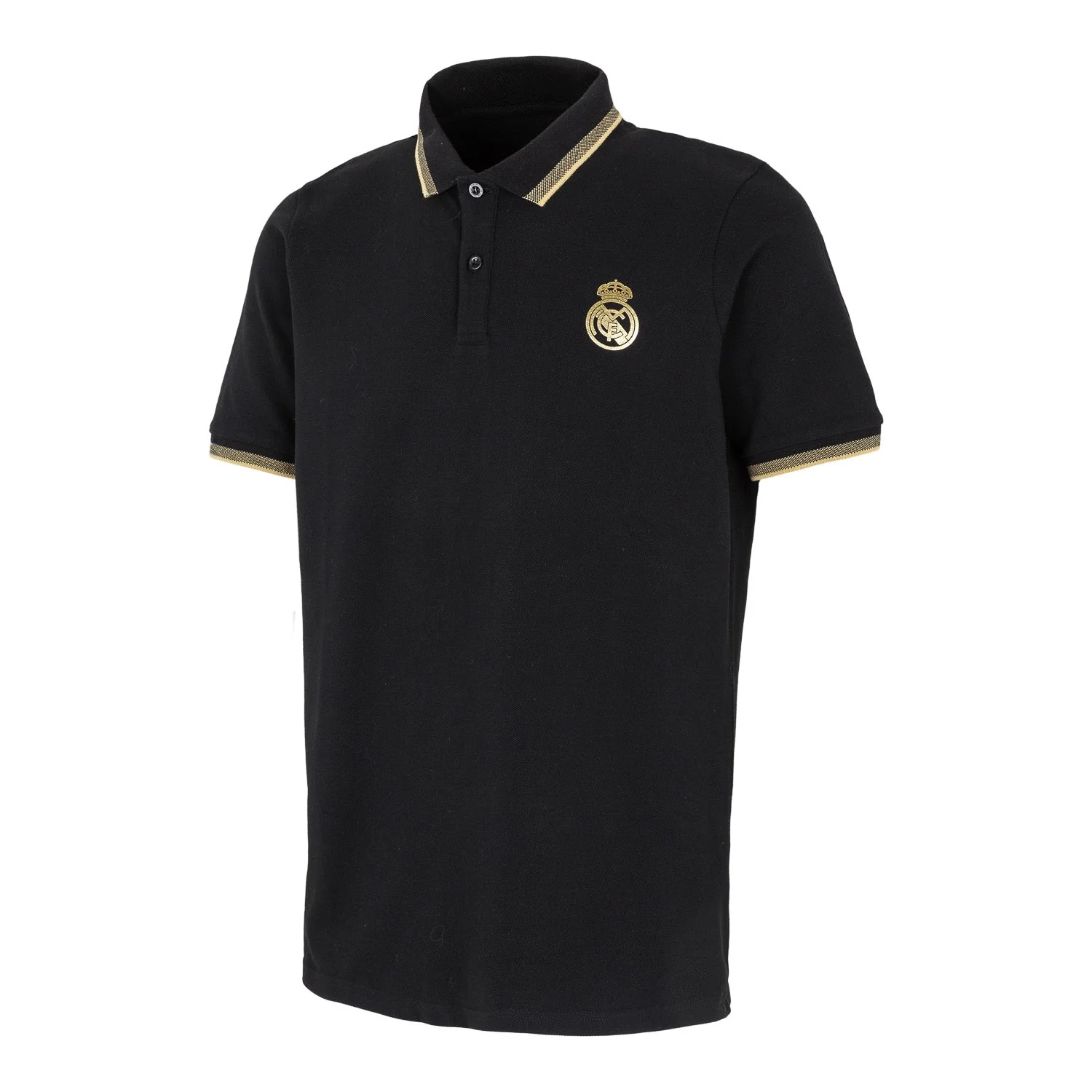 Mens Black & Gold Polo - Image 3