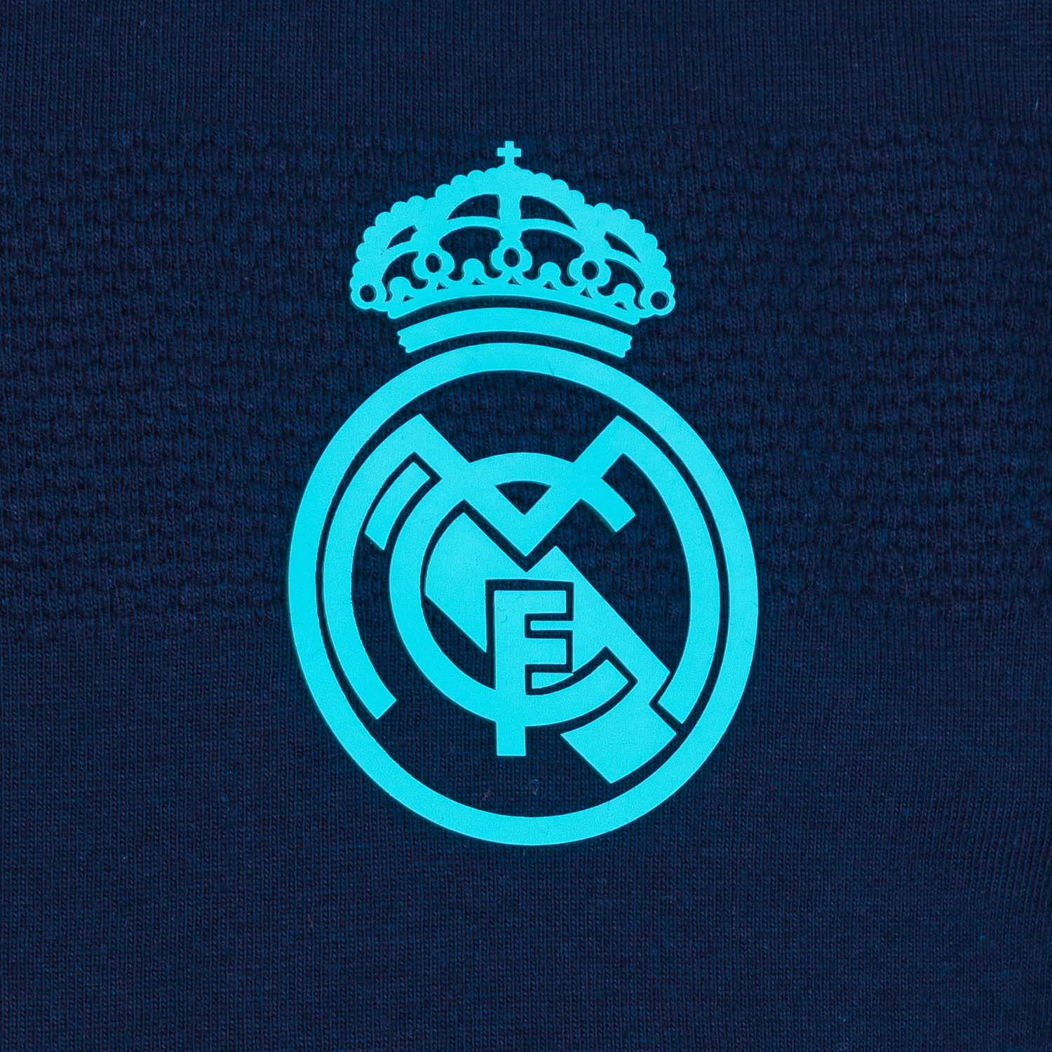 Madrid Sky Mens Textured Stripe Polo Navy - Image 2