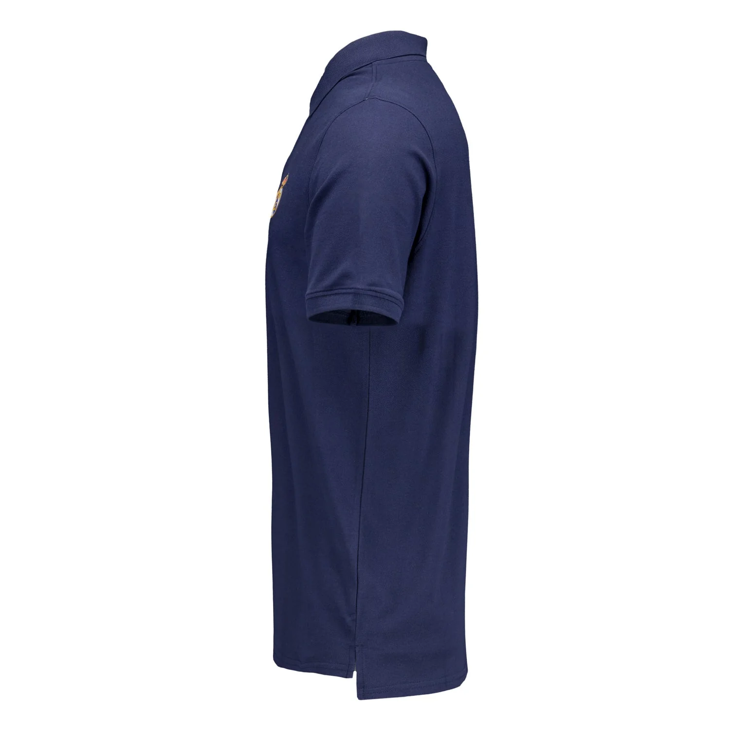 Mens ECO Essentials Real Madrid Color Crest Polo Navy - Image 3