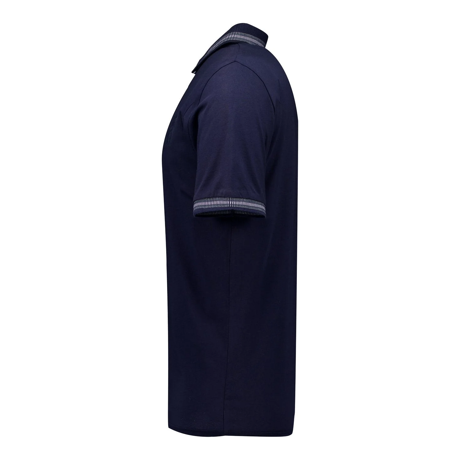 Mens Pastel Multi Tipped Polo Shirt Navy Real Madrid - Image 3