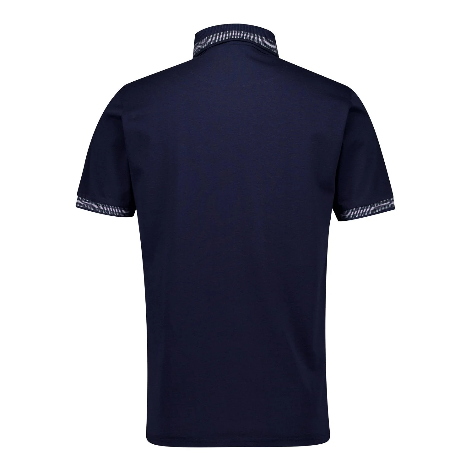 Mens Pastel Multi Tipped Polo Shirt Navy Real Madrid - Image 4