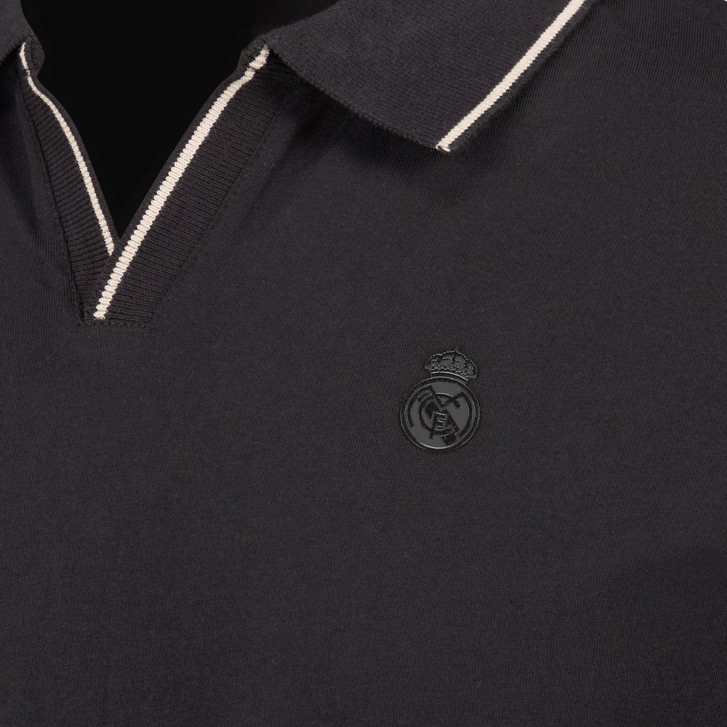 Mens Signature 2.0 Polo V-Neck Black - Image 4
