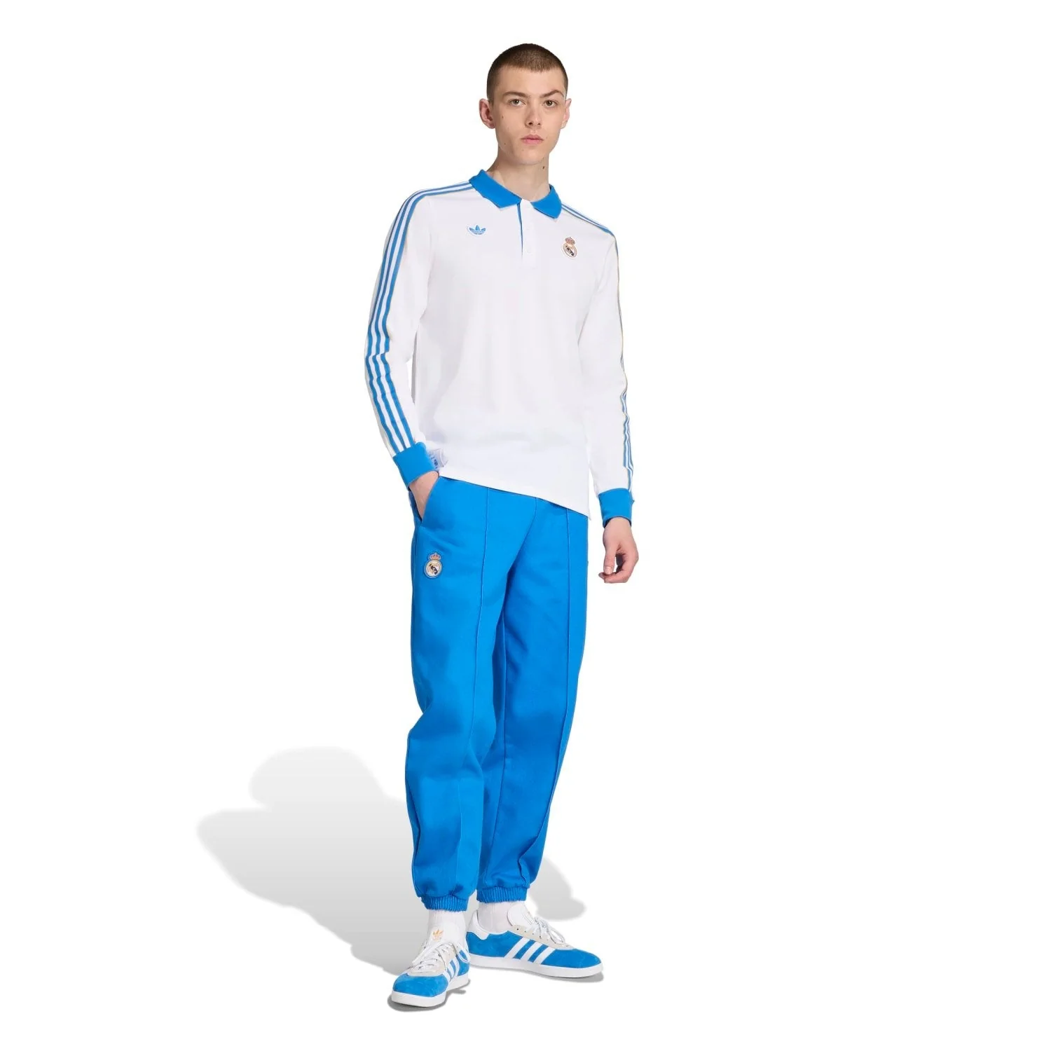 Mens adidas Originals Terrace Icons Polo 25/26 White - Image 3