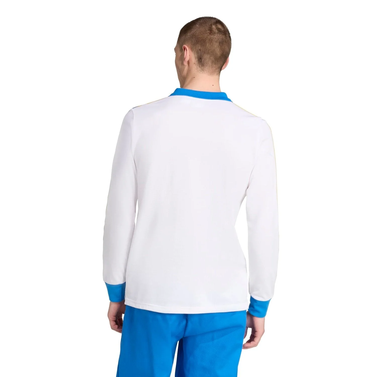 Mens adidas Originals Terrace Icons Polo 25/26 White - Image 6