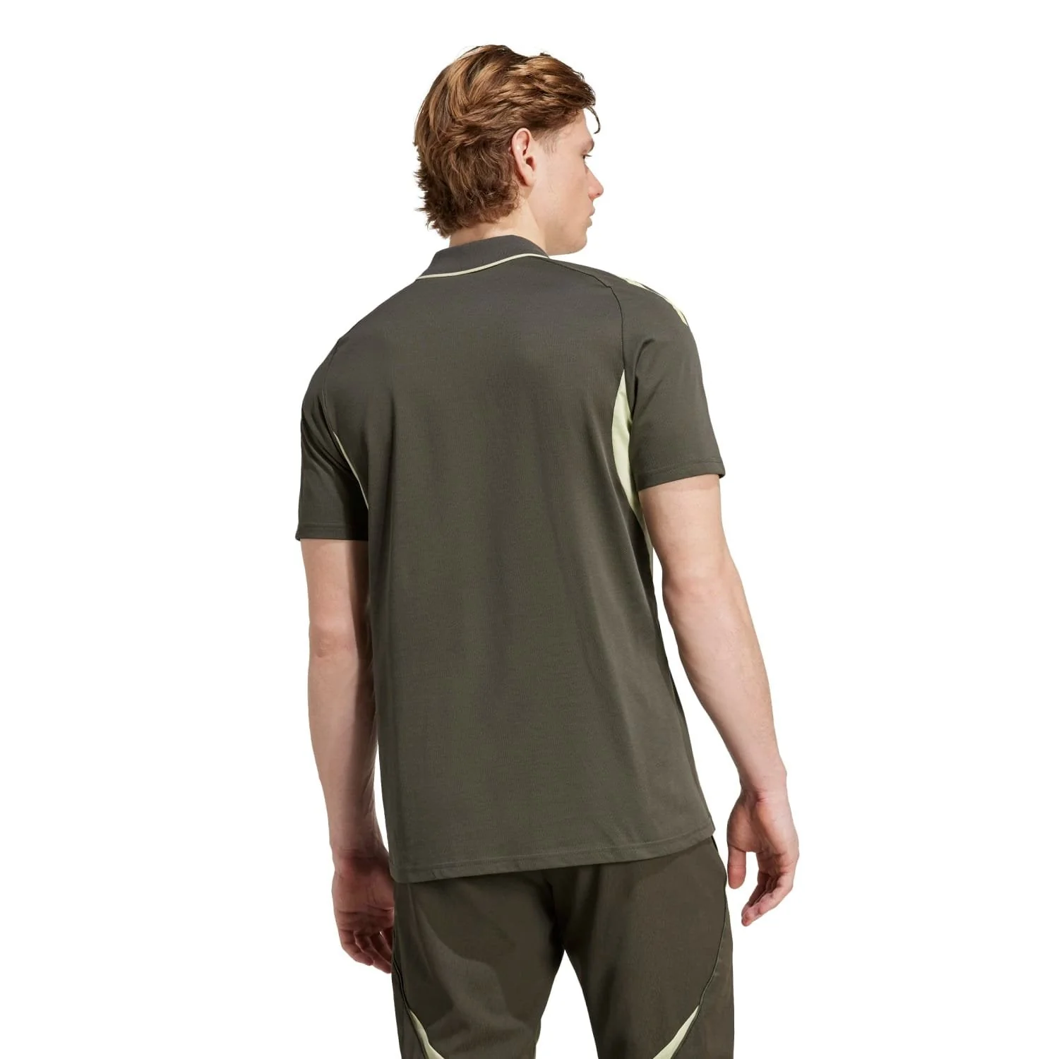 Mens adidas Training Polo 25/26 Dark Olive - Image 3