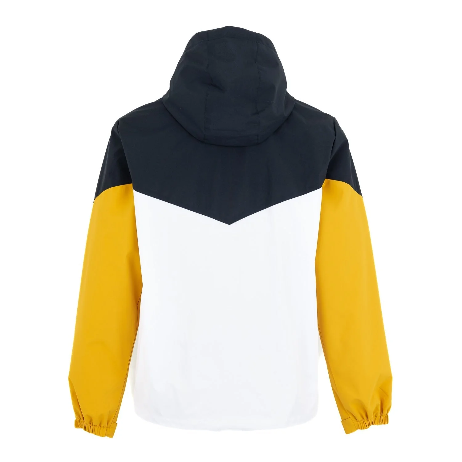 Mens Outerwear Color Block Windbreaker White - Image 3