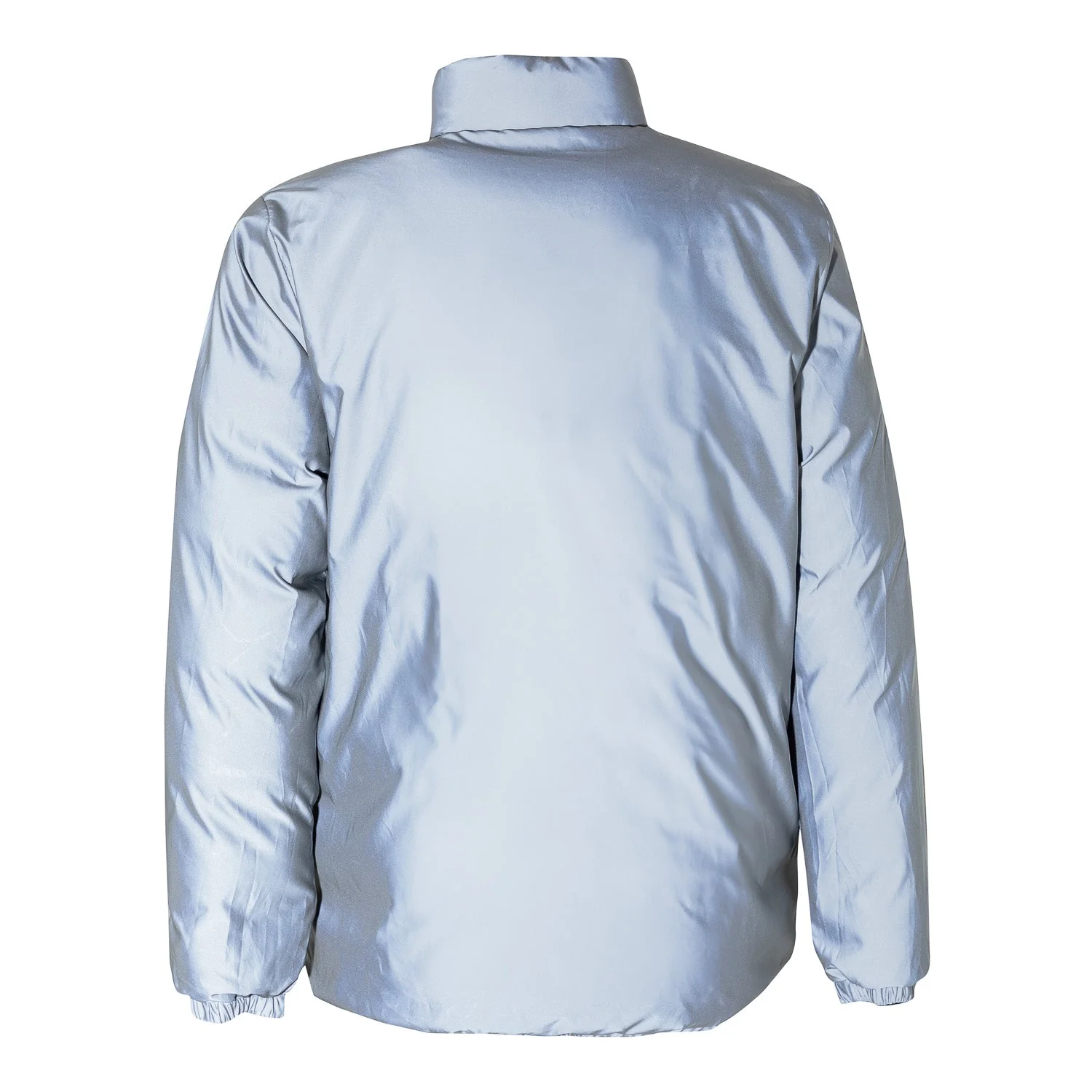 Mens Outerwear Reversible Reflective Puffer Jacket Navy - Image 5