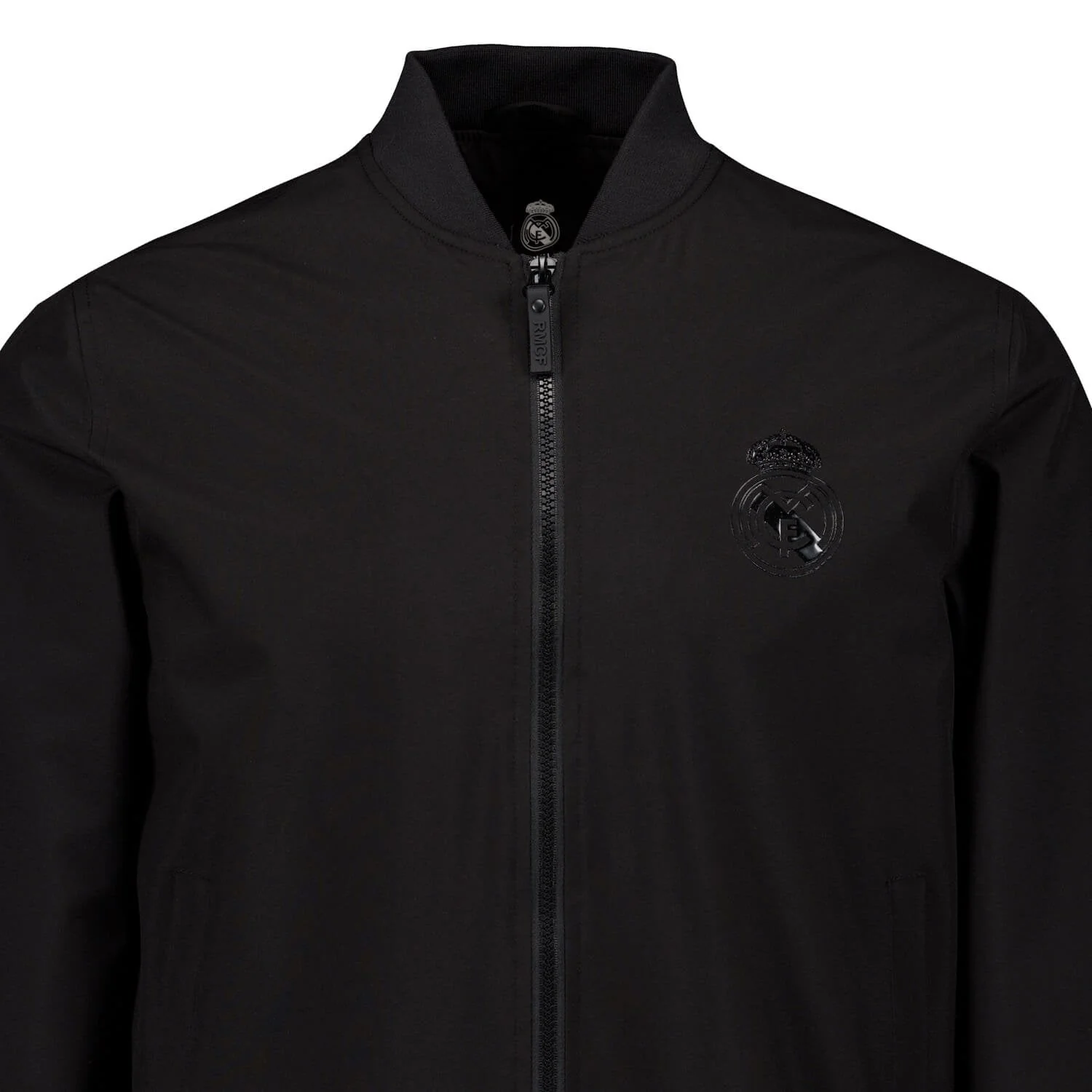 Mens Outerwear Bomber Jacket Black Real Madrid - Image 5