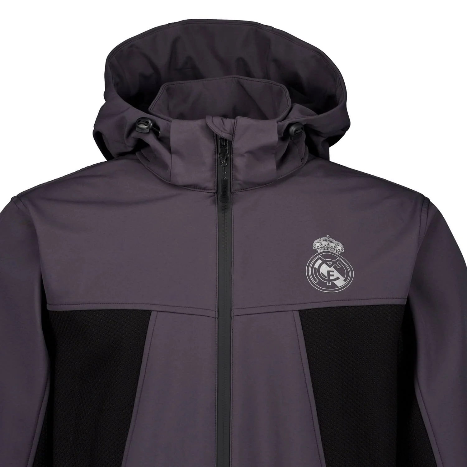 Mens Outerwear Softshell Jacket Dark Grey Real Madrid - Image 4