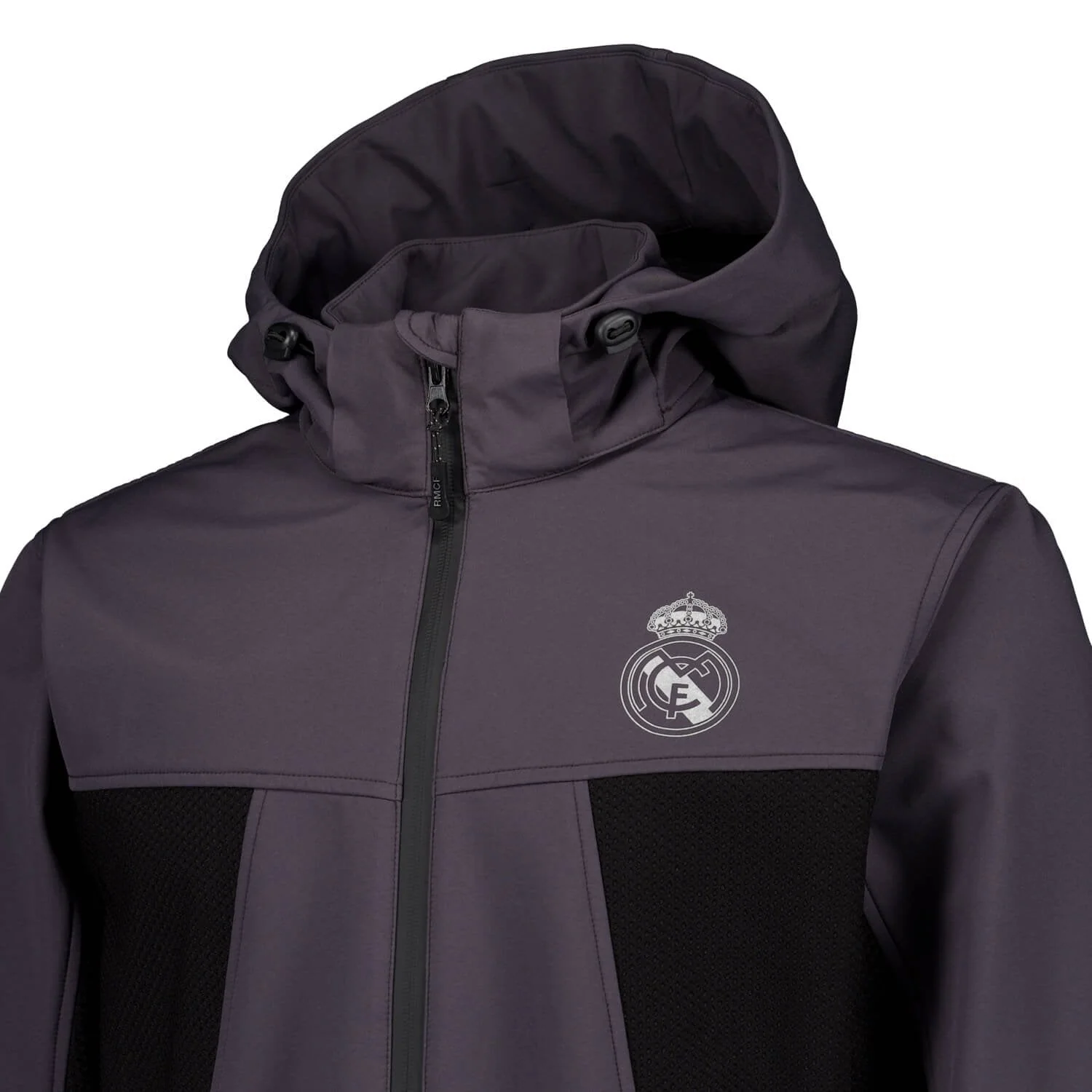 Mens Outerwear Softshell Jacket Dark Grey Real Madrid - Image 5