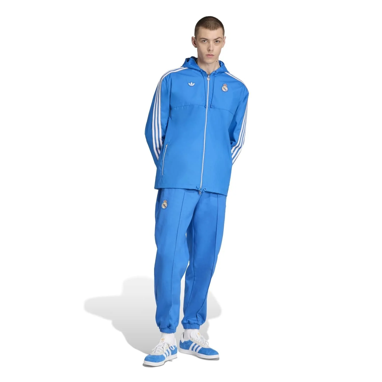 Mens adidas Originals Terrace Icons Parka 25/26 Blue - Image 4