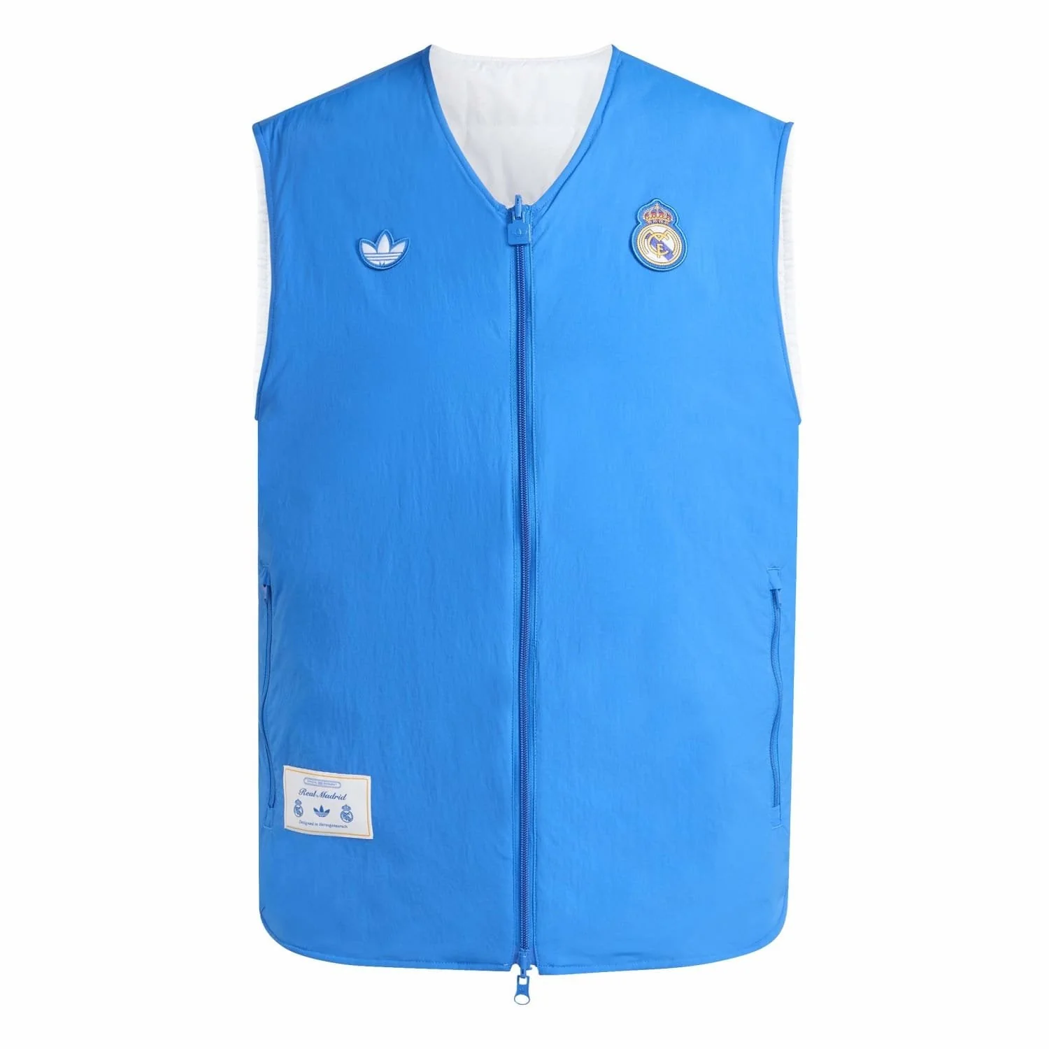 Mens adidas Originals Terrace Icons Reversible Vest 25/26 Blue - Image 5