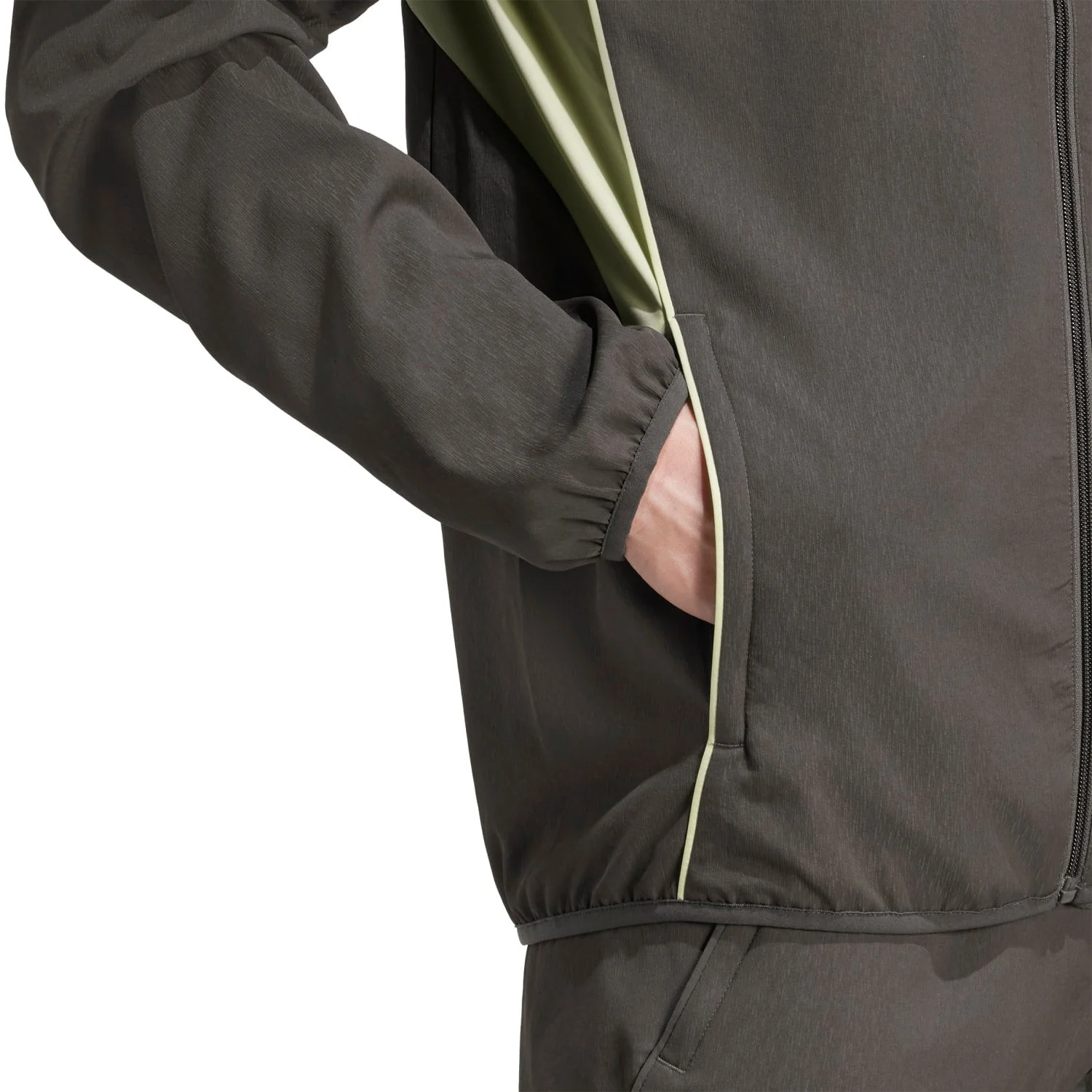 Mens adidas Training Tracksuit Jacket 25/26 Dark Olive - Image 5