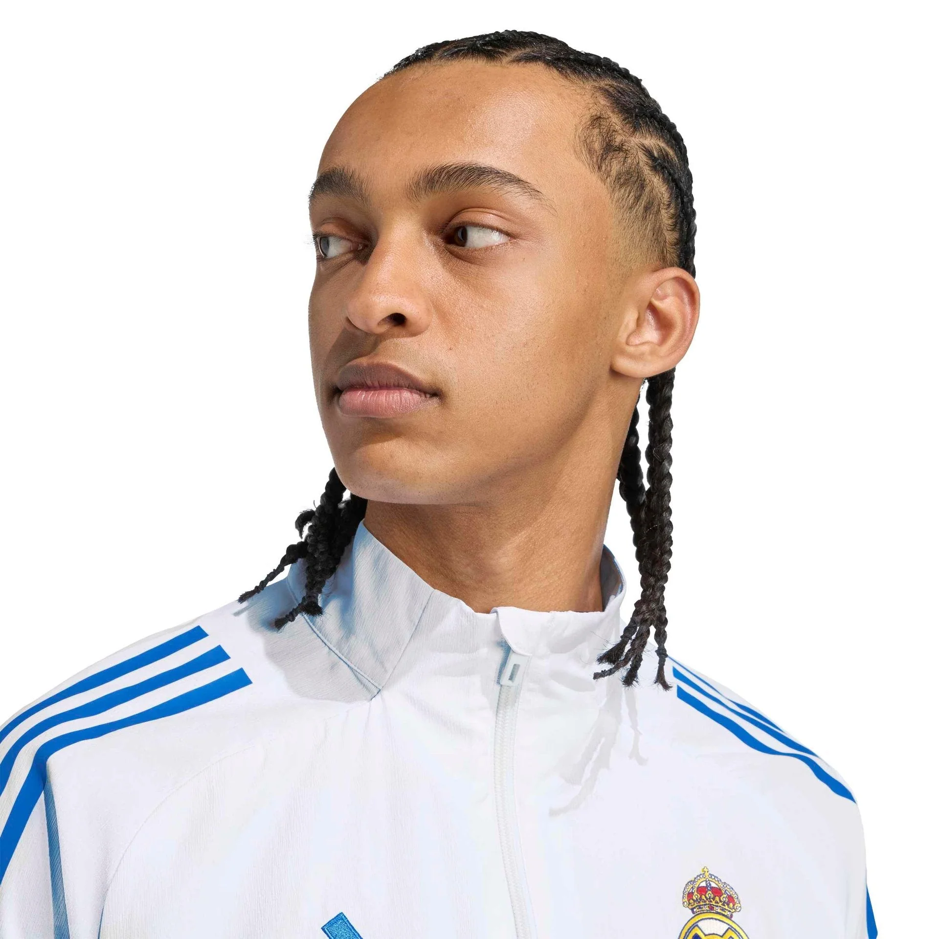 Mens adidas UCL Training Tracksuit Jacket 25/26 White - Image 5