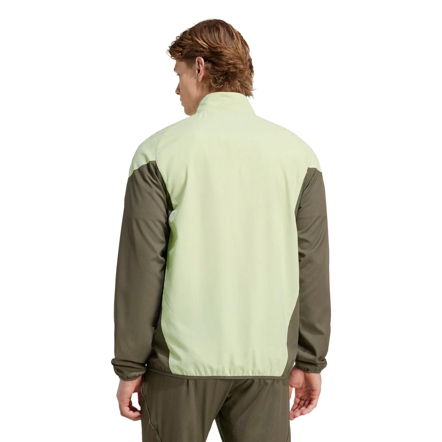 Mens adidas Training Tracksuit Jacket 25/26 Lime Green - Image 4