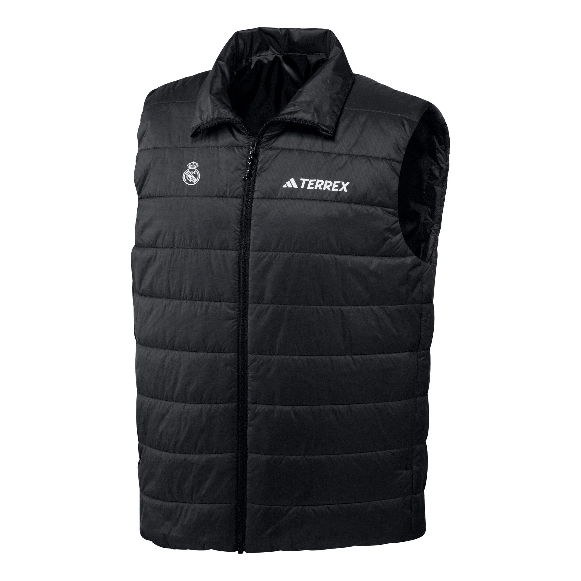 Mens adidas Terrex CLIMAWARM Rain Padded Vest Black - Image 3