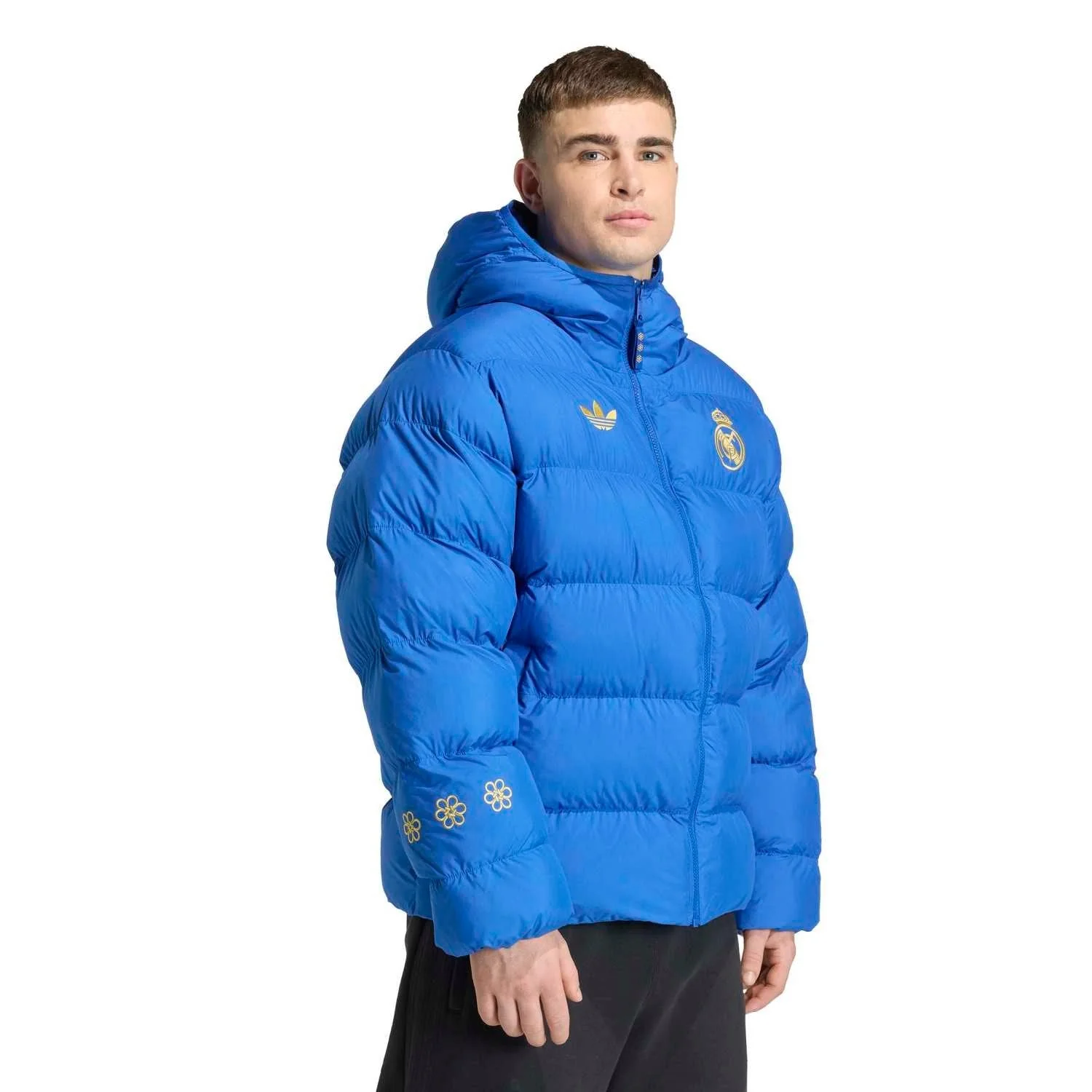 Mens adidas Chinese Knot Pack Padded Jacket 25/26 Blue - Image 2