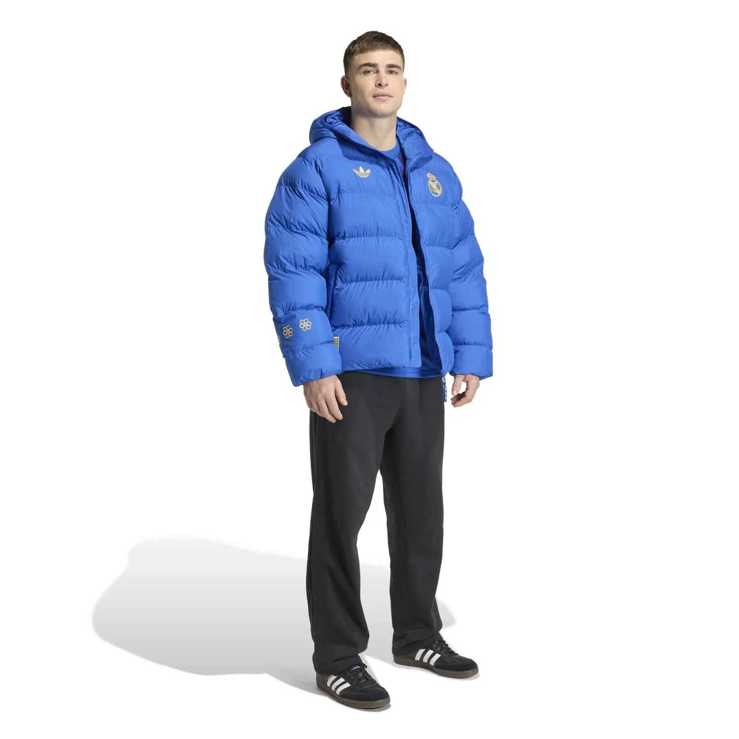 Mens adidas Chinese Knot Pack Padded Jacket 25/26 Blue - Image 3