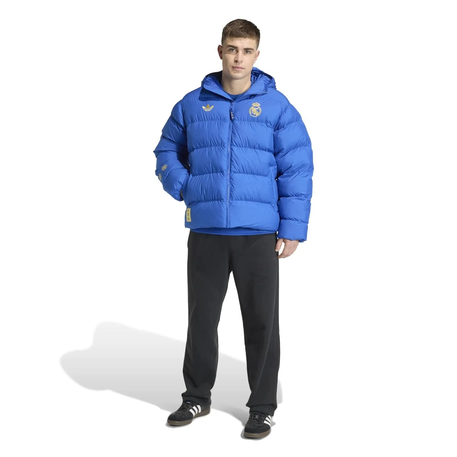 Mens adidas Chinese Knot Pack Padded Jacket 25/26 Blue - Image 4