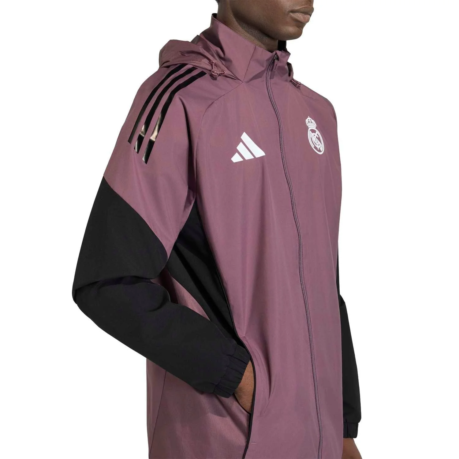 Mens adidas Training All Weather Jacket 25/26 Purple - Image 3